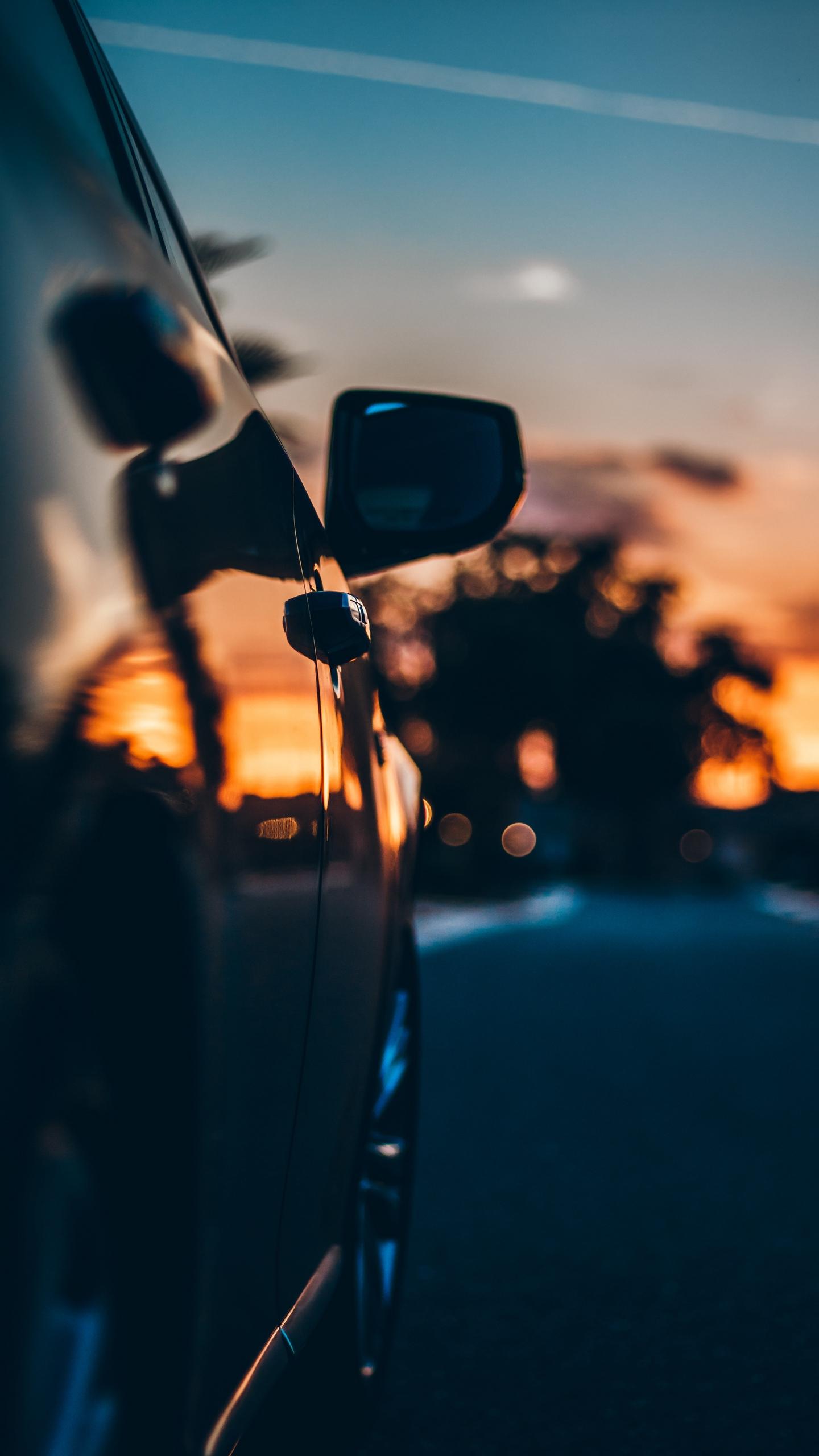 Sunset With Cars Wallpapers Wallpaper Cave