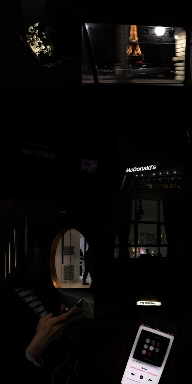 Kpop Aesthetic Black Wallpapers Wallpaper Cave