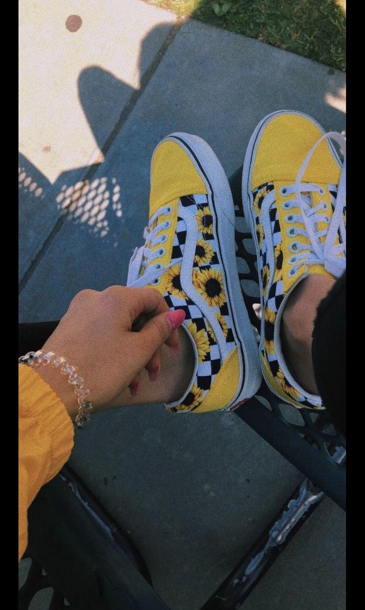 Yellow Aesthetic Vans Wallpaper