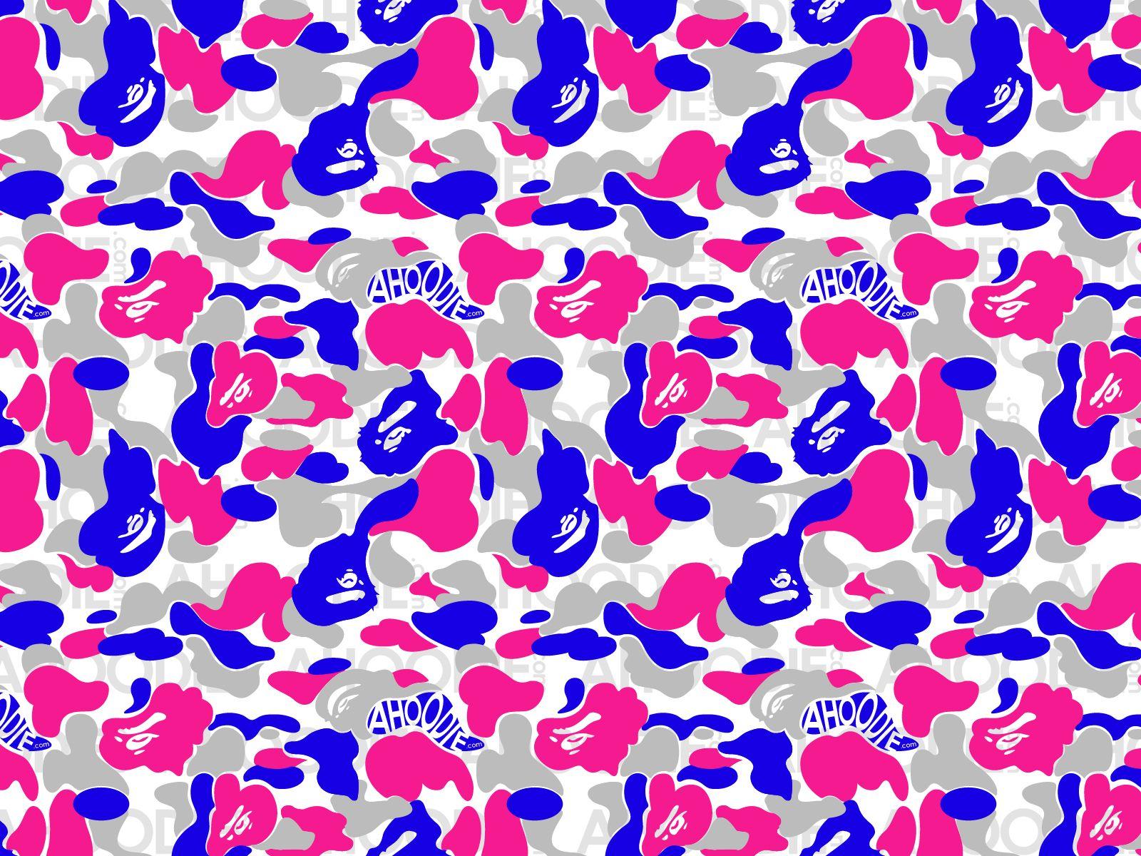 Blue Bape Wallpapers Wallpaper Cave