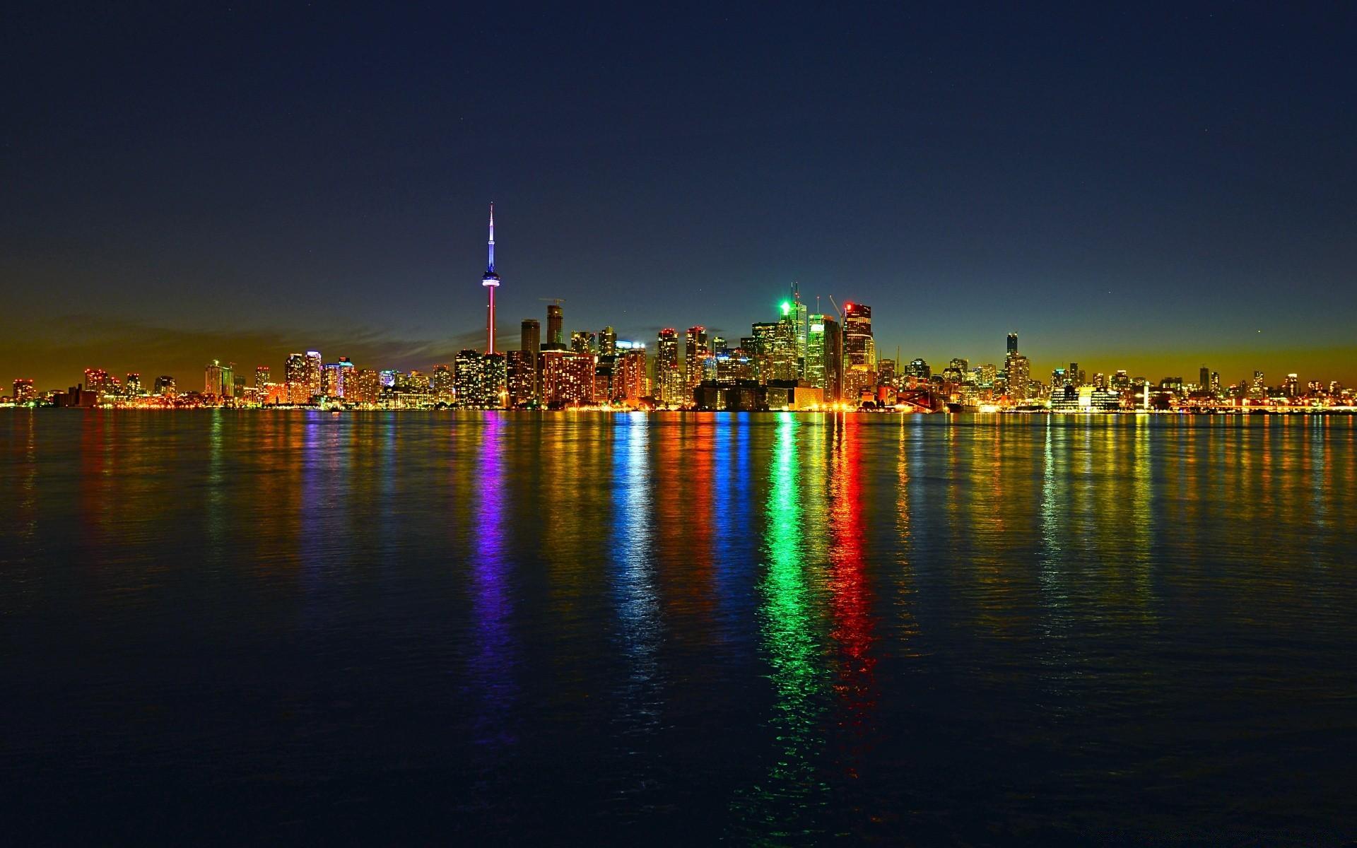 Toronto Skyline At Sunset Wallpapers Wallpaper Cave