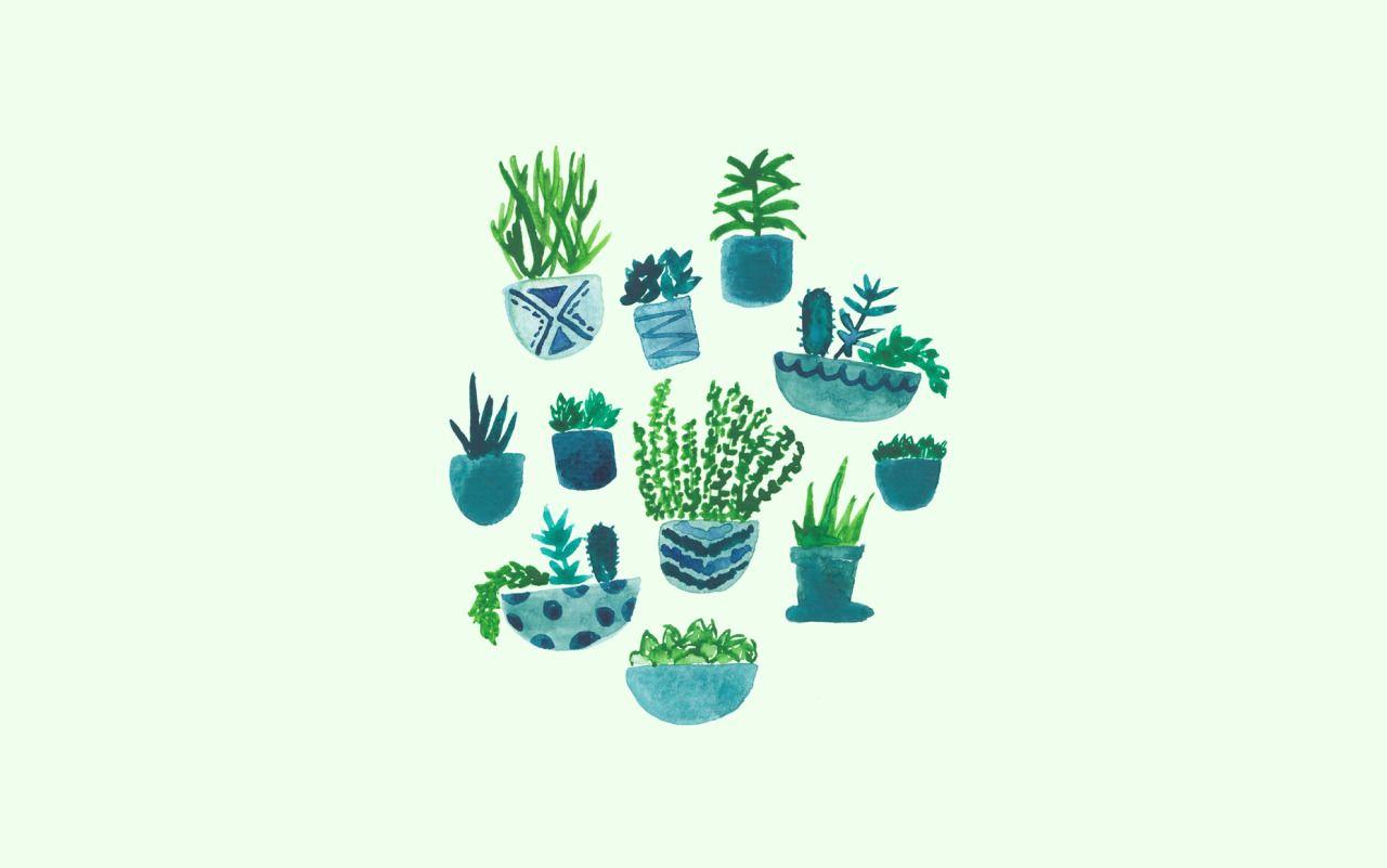 Cute Plant Computer Wallpapers Wallpaper Cave