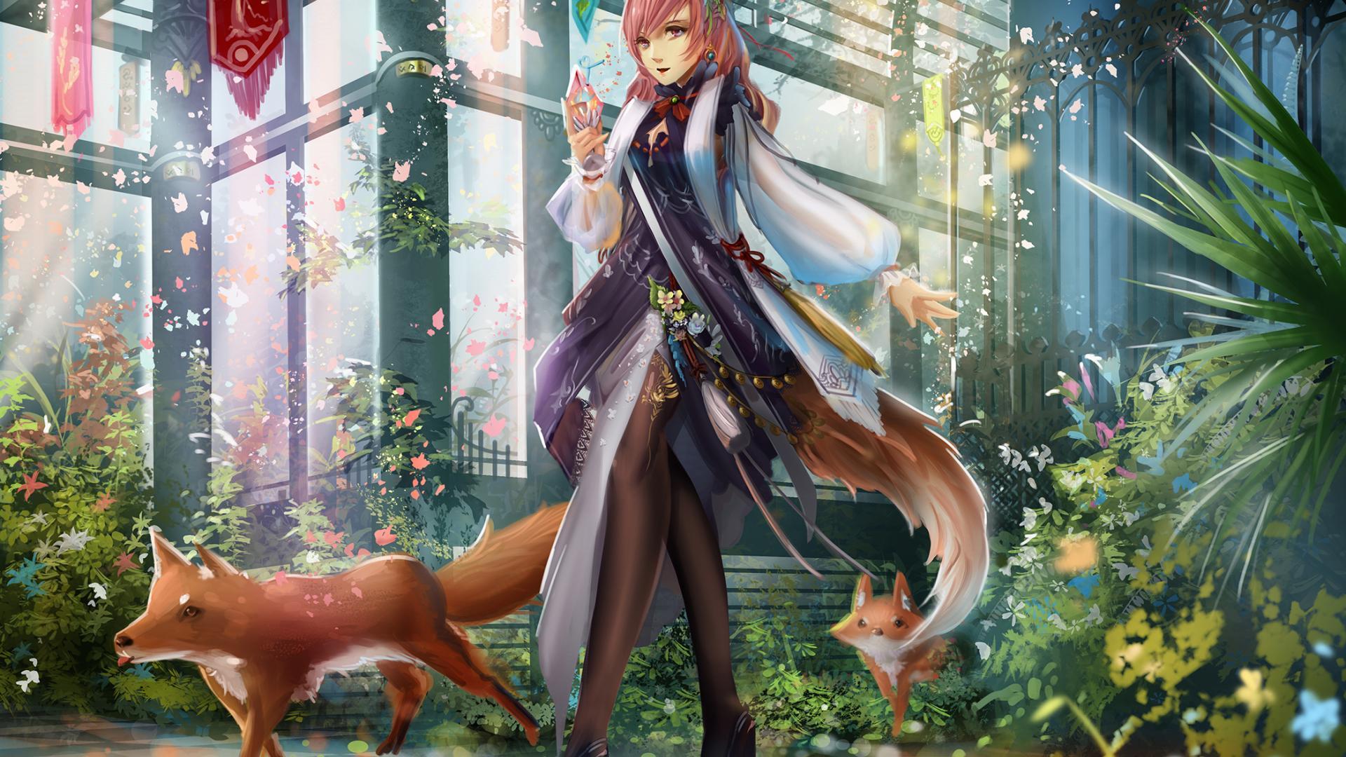 Anime Fox 1920x1080 Wallpapers Wallpaper Cave