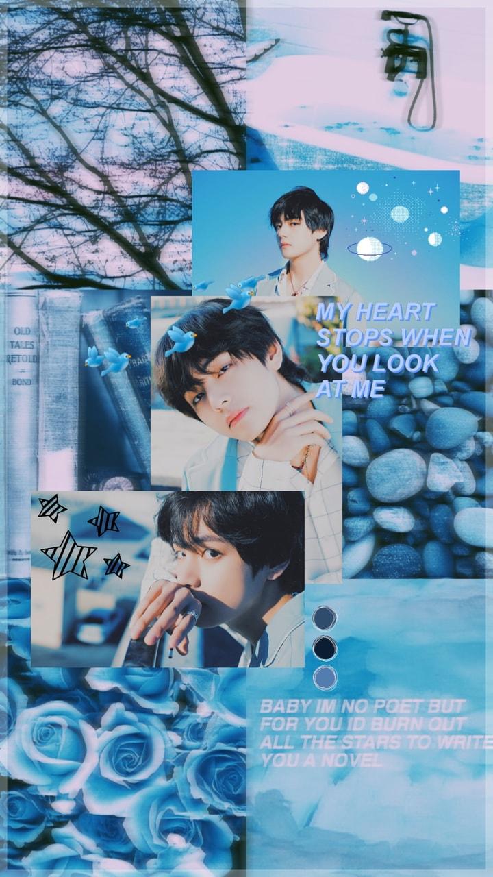 Aesthetic Kim Taehyung Blue