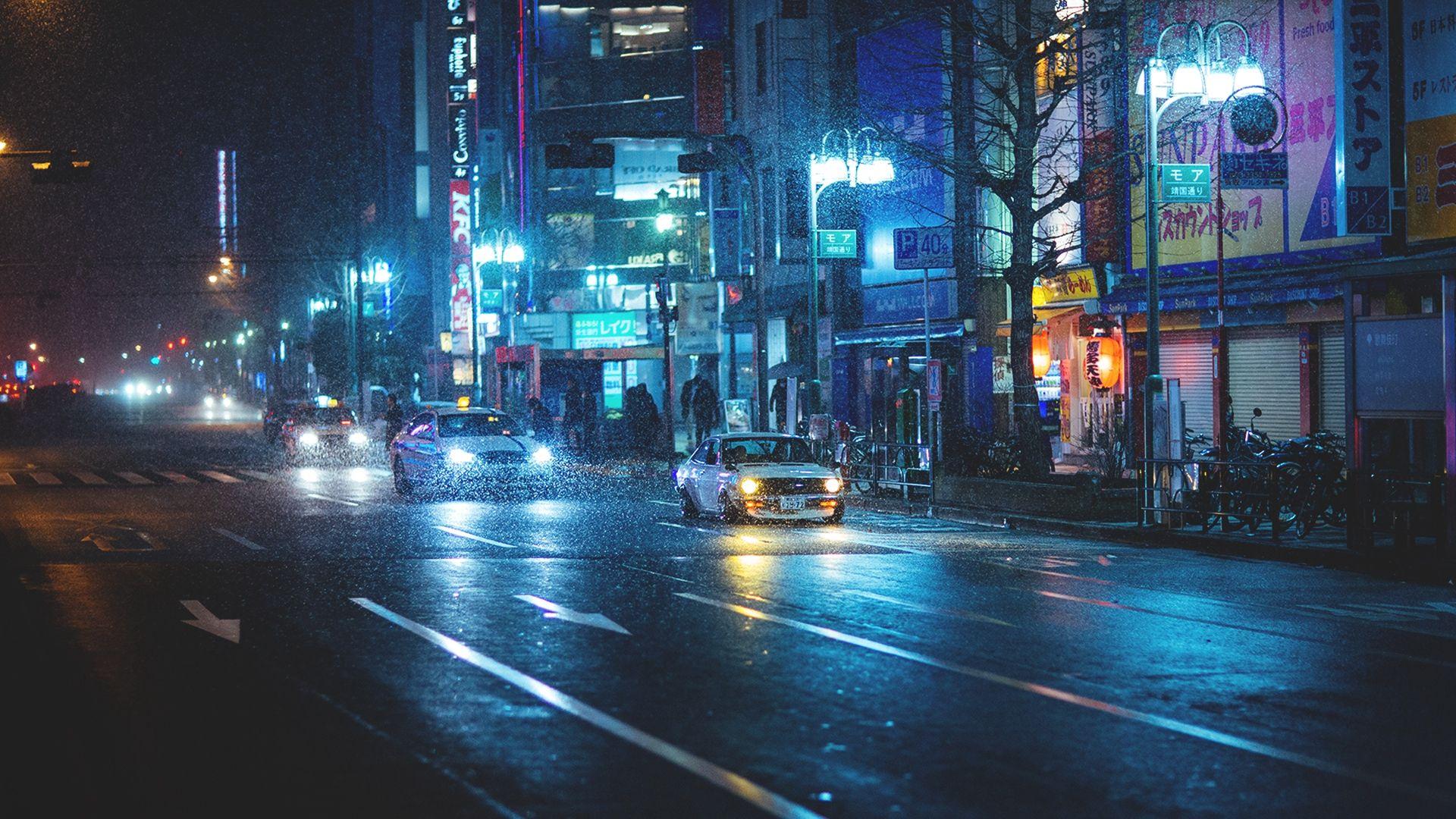Japan Street Aesthetic Wallpapers Wallpaper Cave