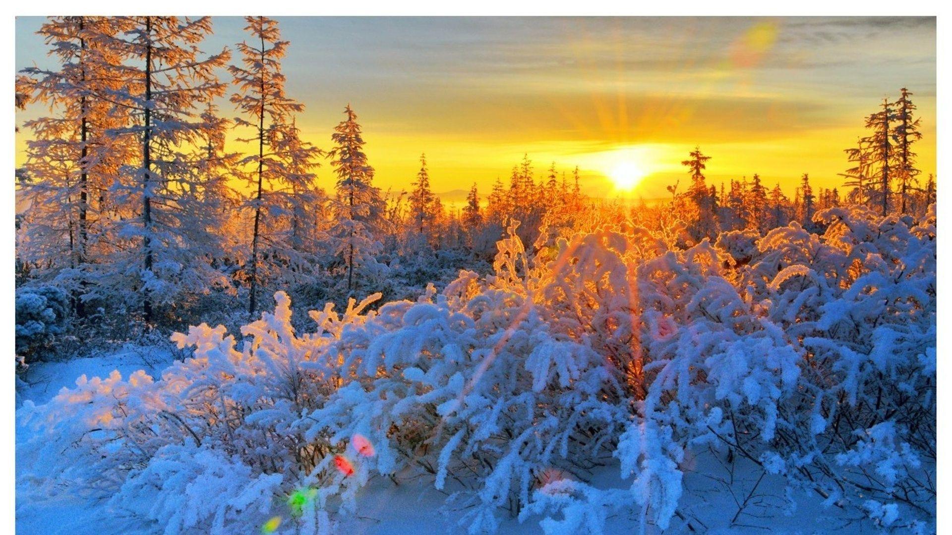 Pretty Winter Sunrise Wallpapers Wallpaper Cave