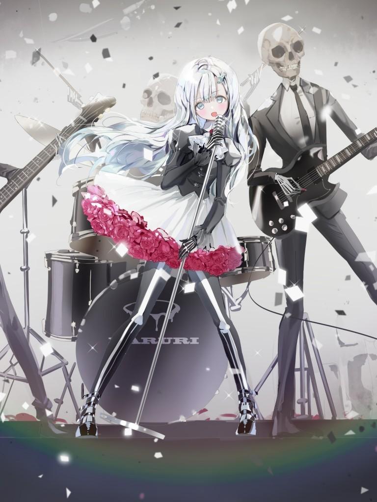 Rock Band Anime Girls Wallpapers Wallpaper Cave