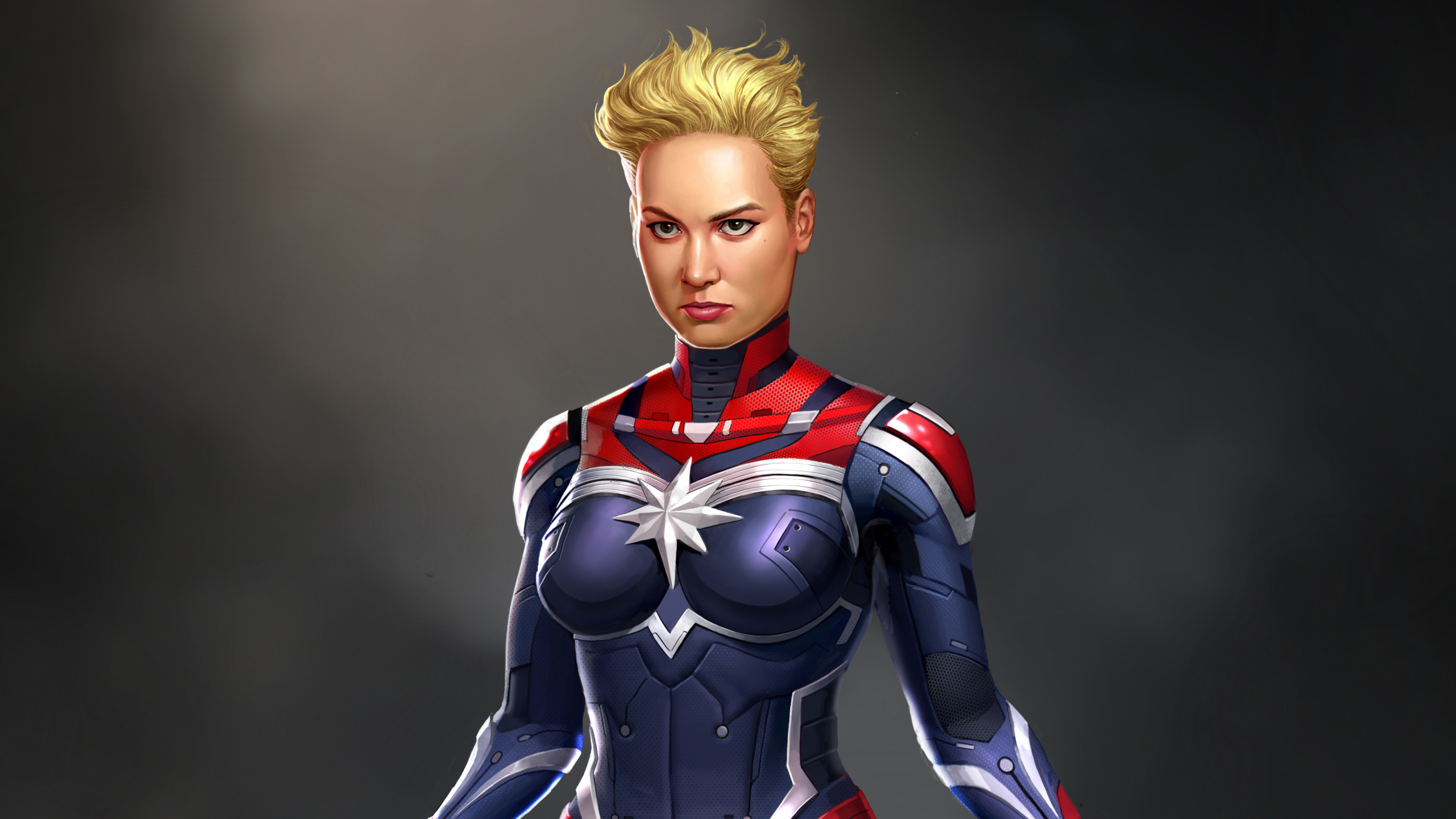 Captain Marvel Short Hair Wallpapers Wallpaper Cave