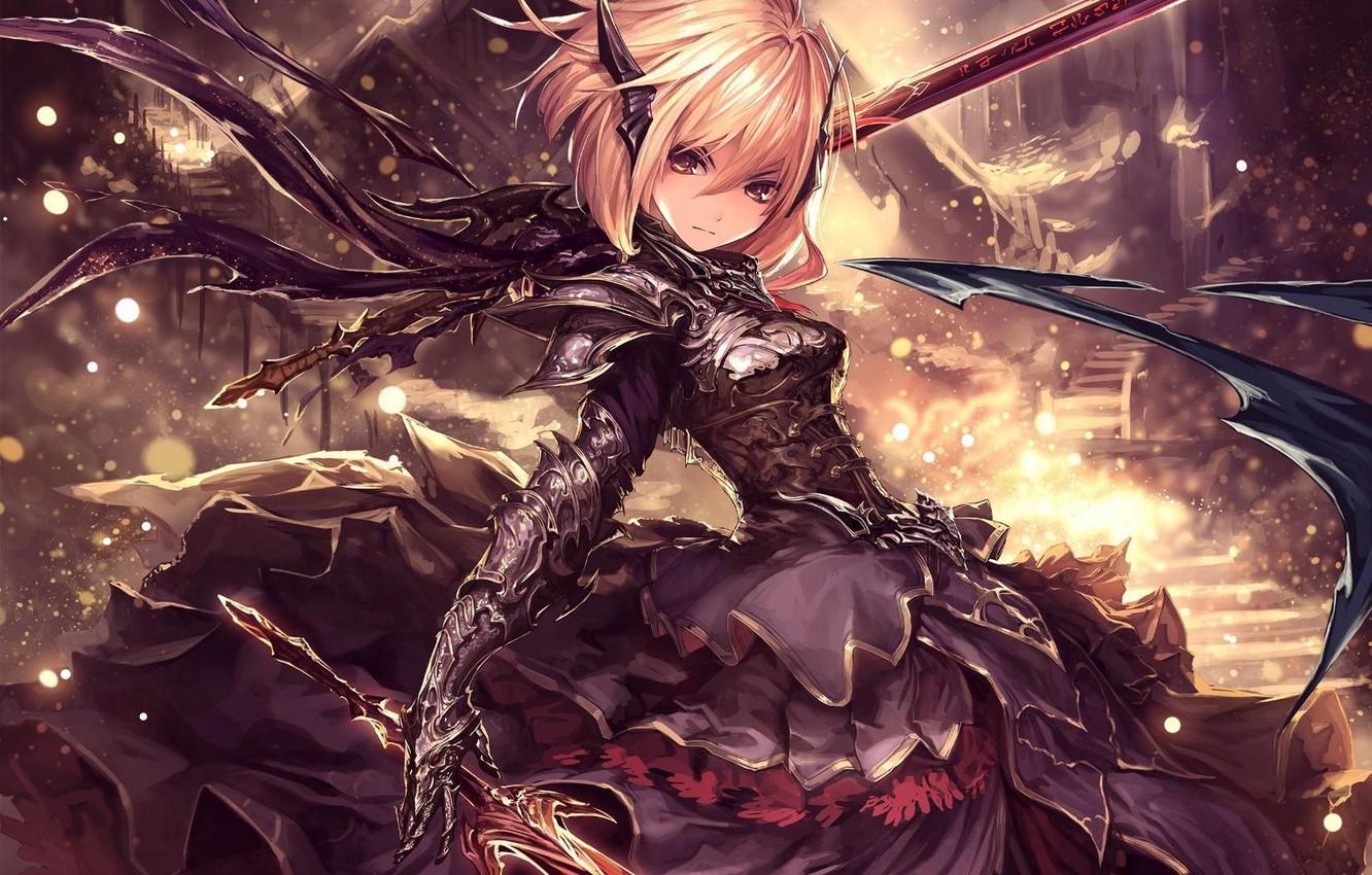 Anime Female Sword Wallpapers Wallpaper Cave