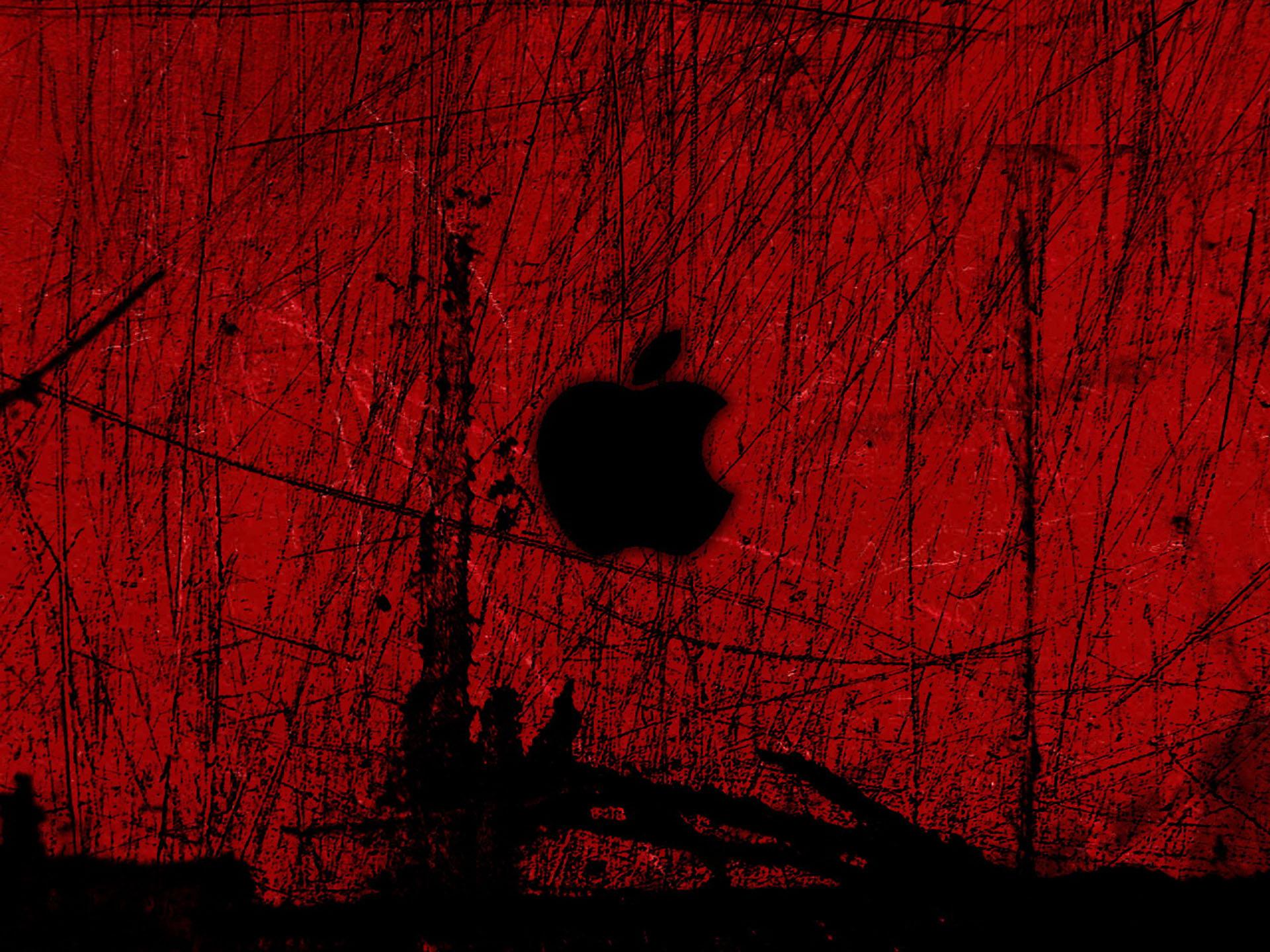 Black Red Apple Desktop Hd Wallpapers Wallpaper Cave