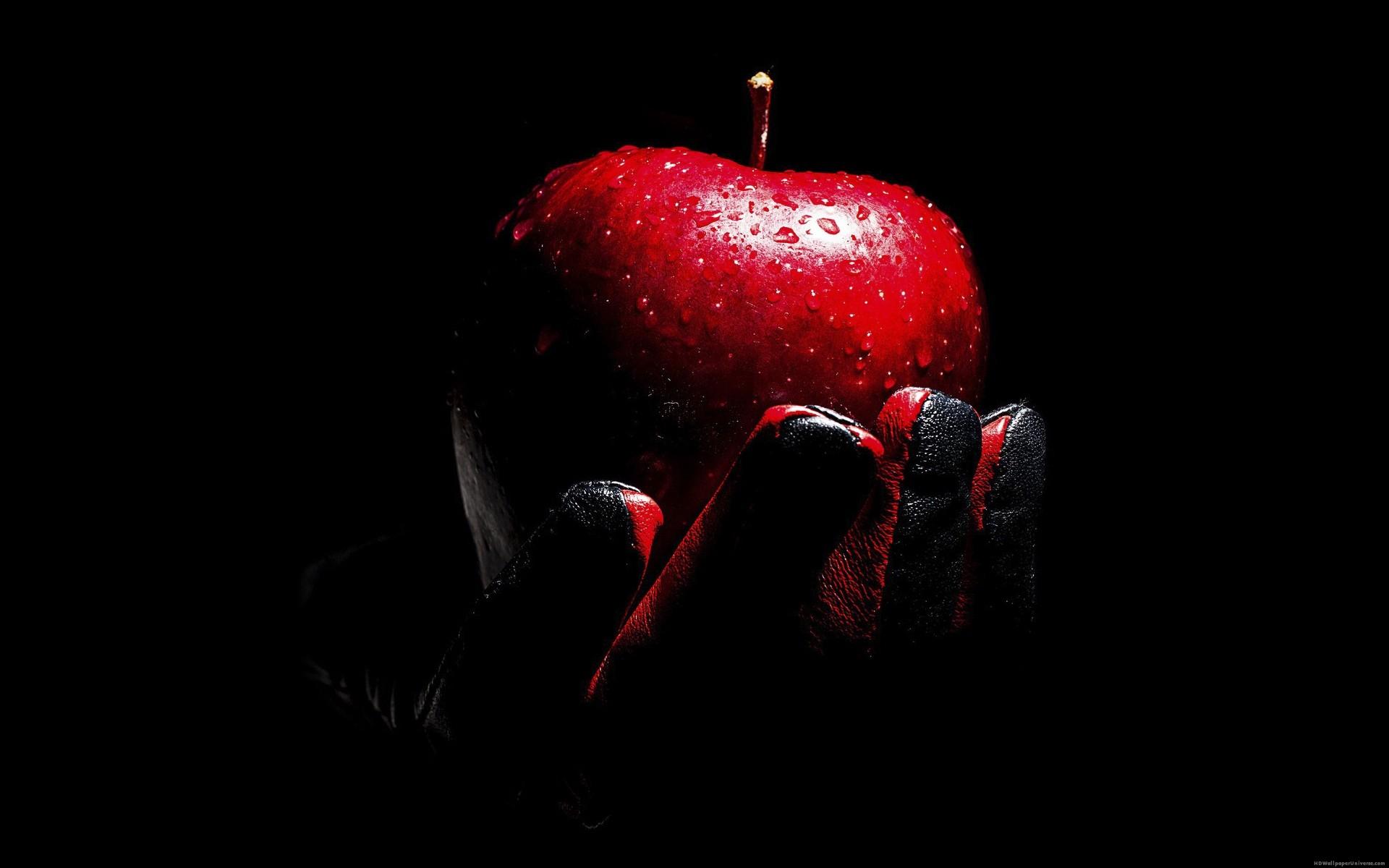 Black Red Apple Desktop Hd Wallpapers Wallpaper Cave