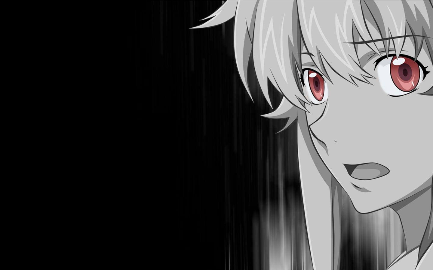 Grayscale Anime Wallpapers Wallpaper Cave
