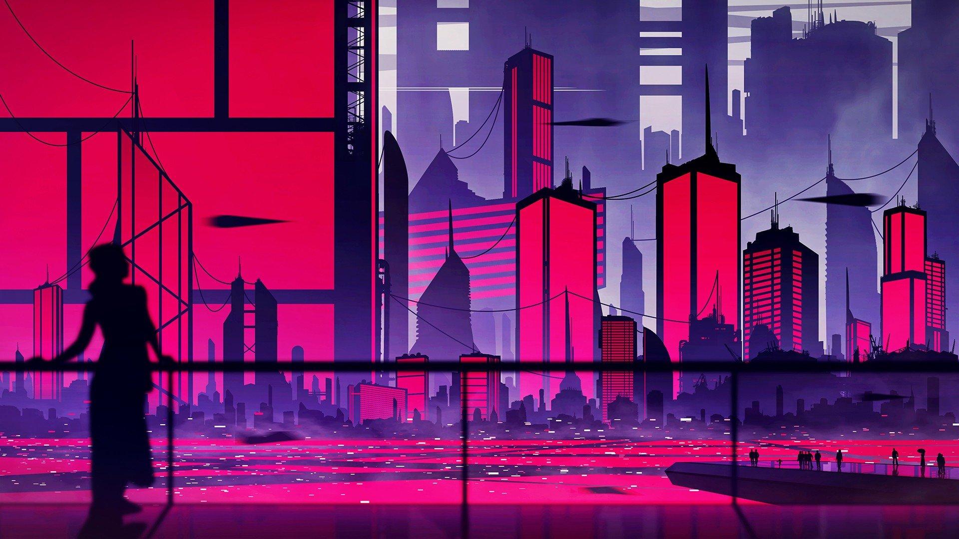 Futuristic Aesthetic Wallpaper