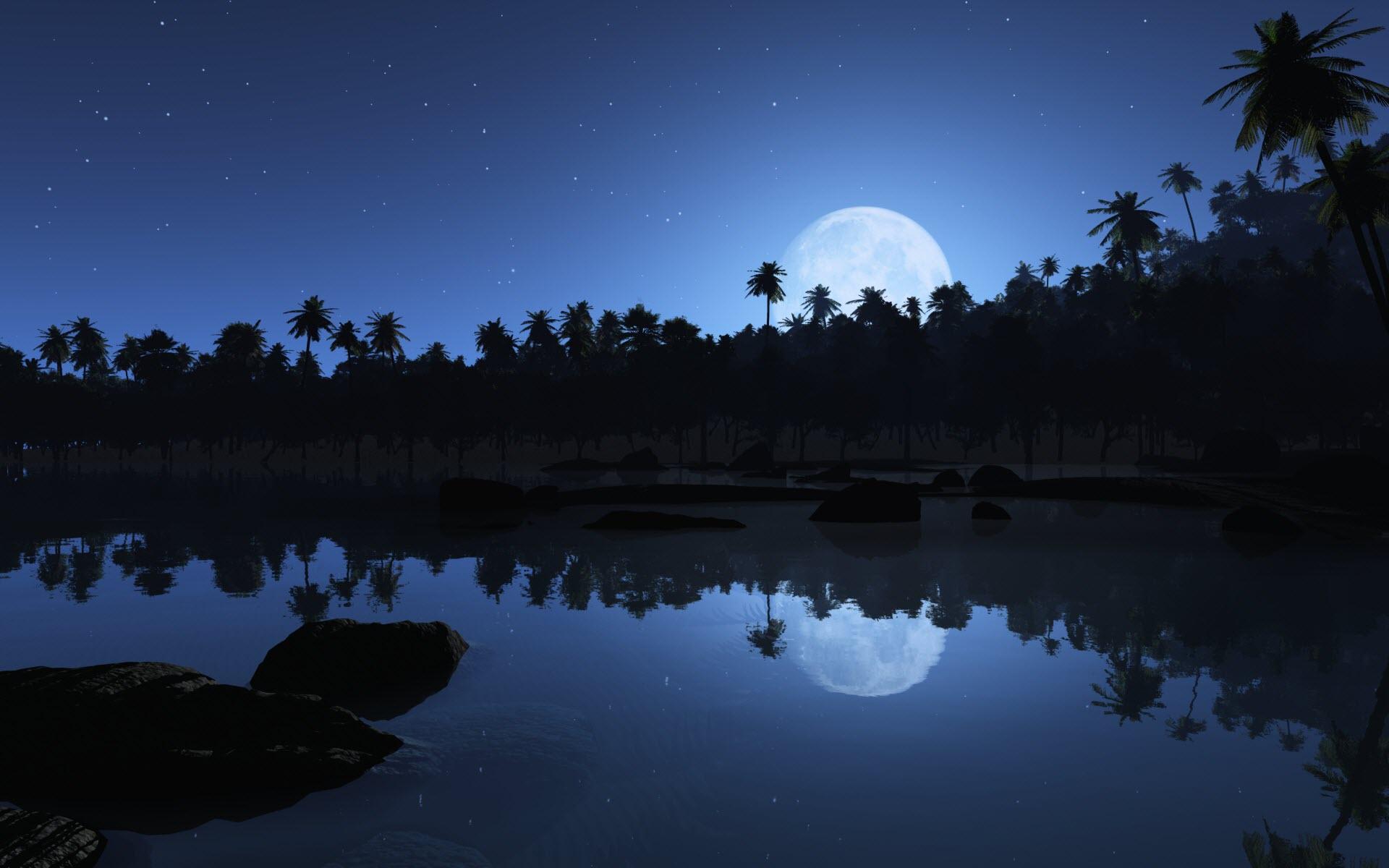 Blue Night Wallpapers Wallpaper Cave