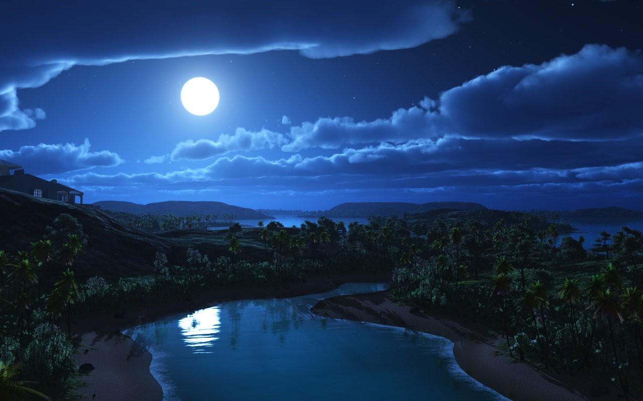 Blue Night Wallpapers Wallpaper Cave