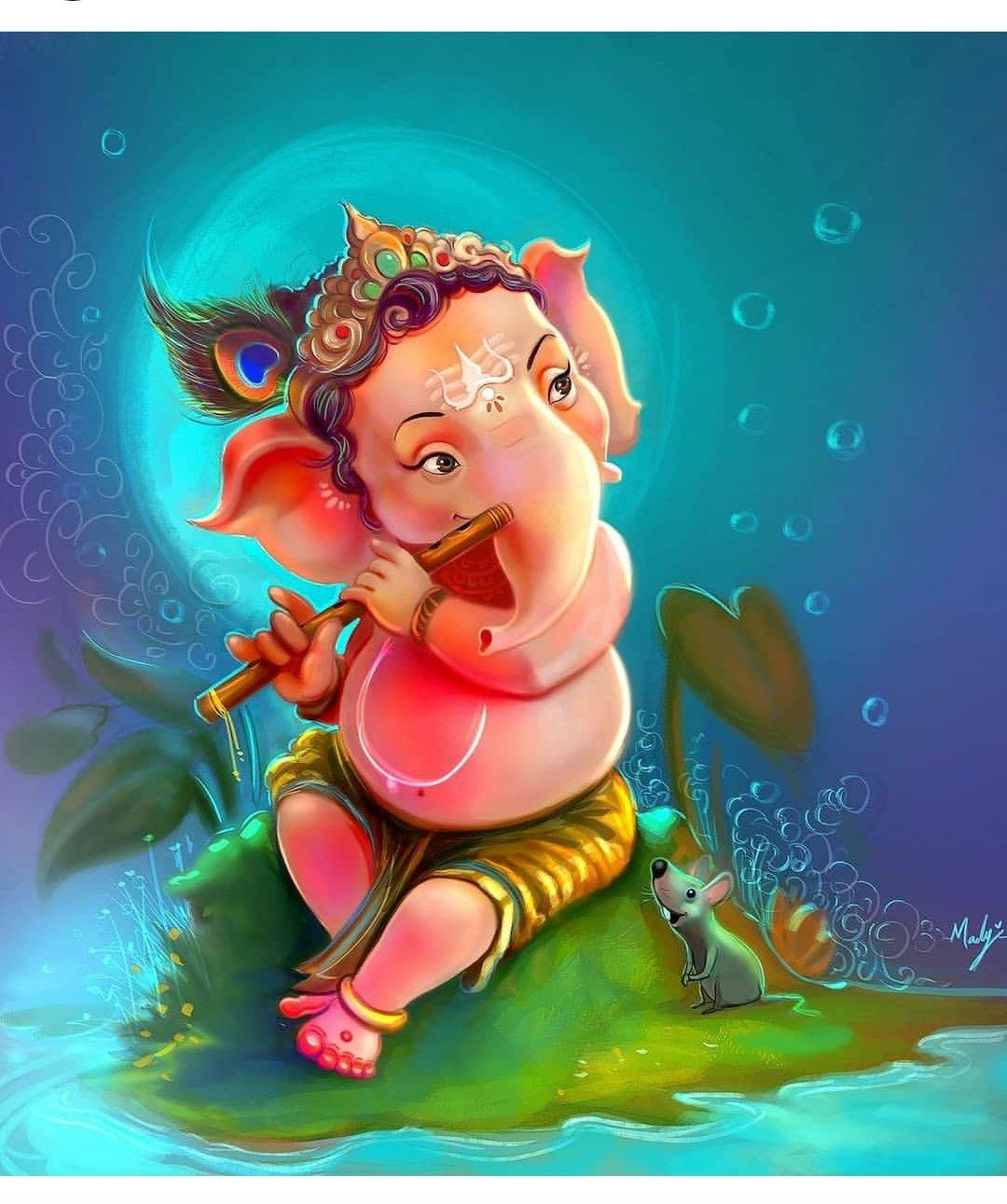 Little Lord Ganesha Wallpapers Wallpaper Cave