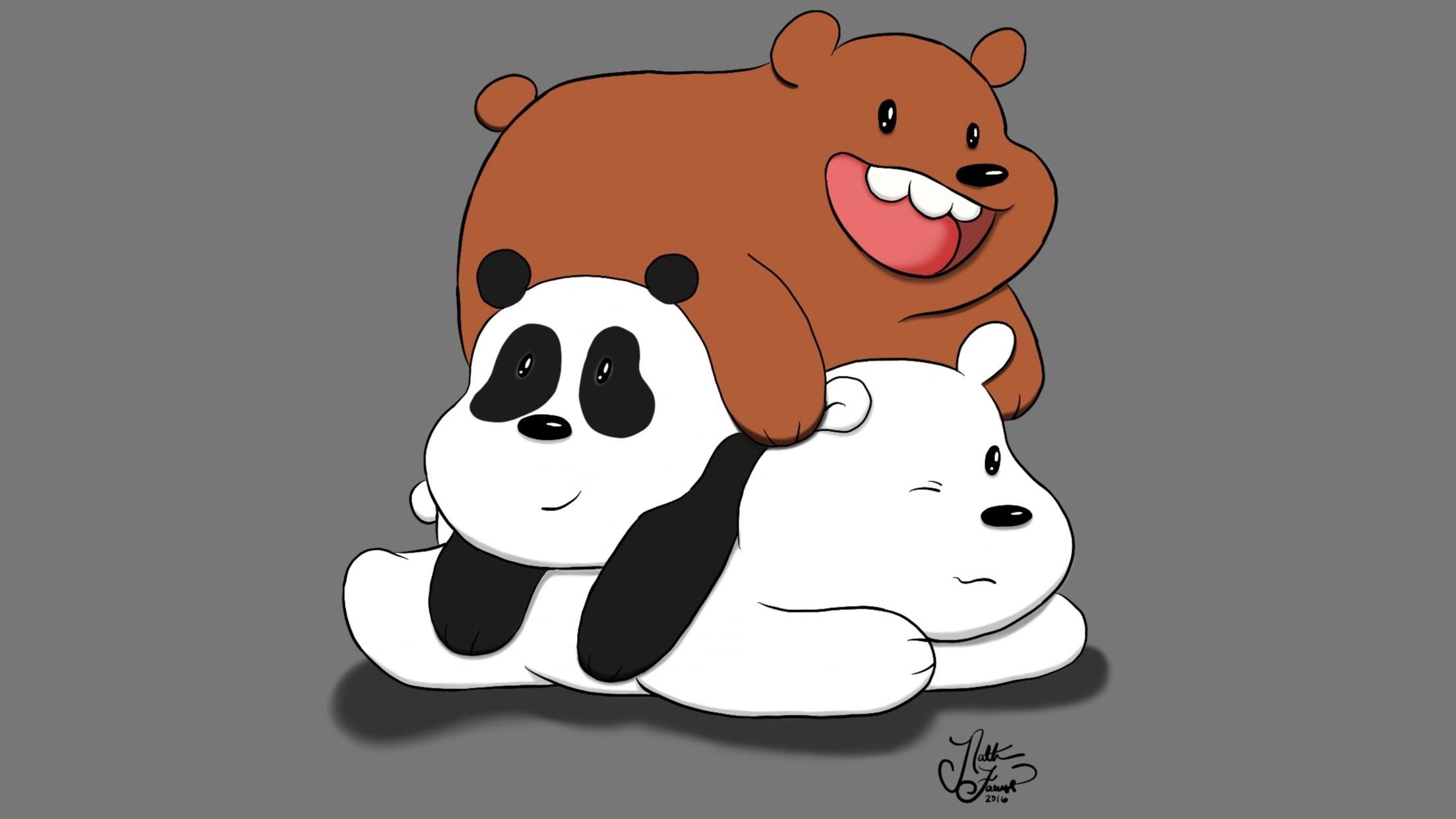 We Bare Bear Hd Desktop Wallpapers Wallpaper Cave