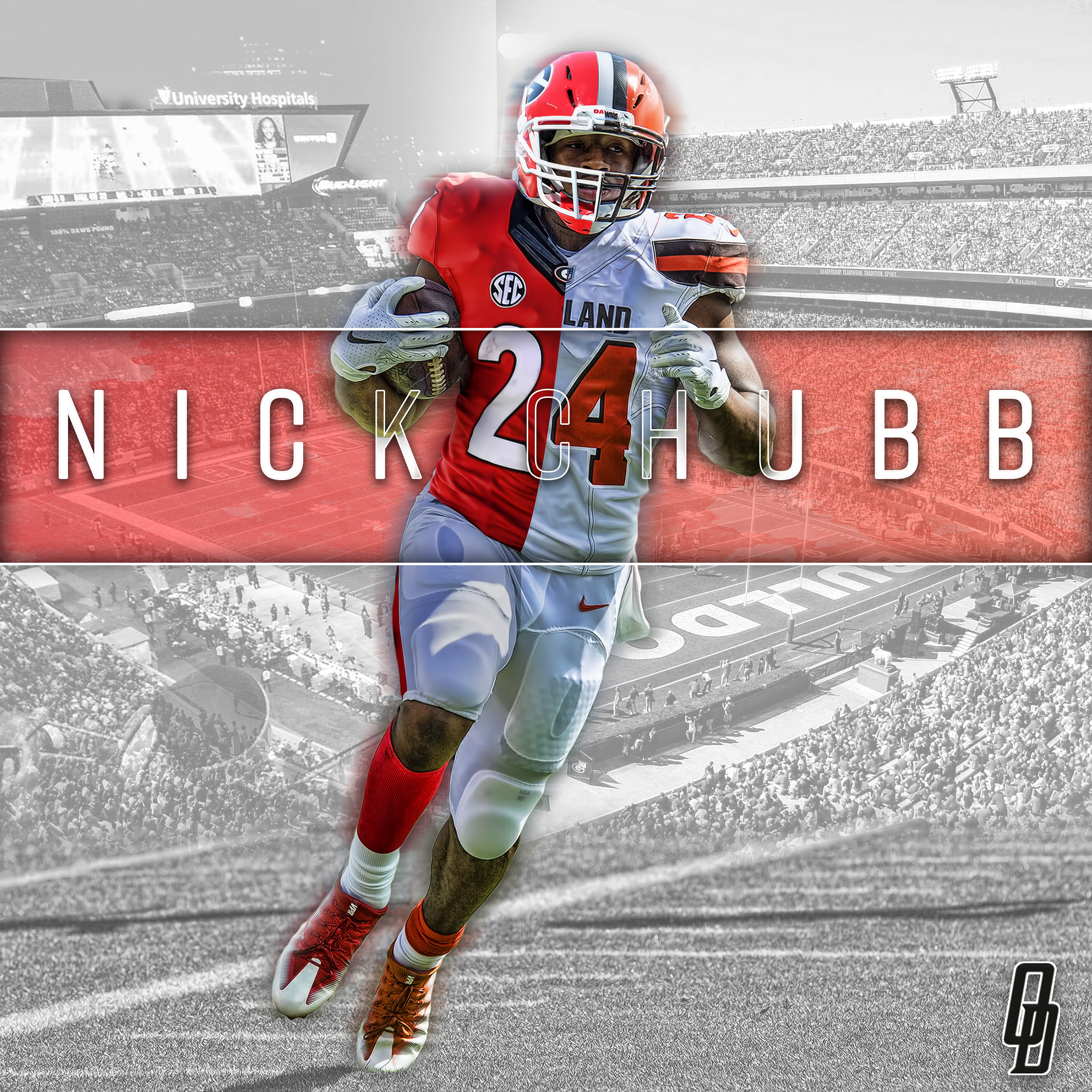 Nick Chubb Wallpapers Wallpaper Cave