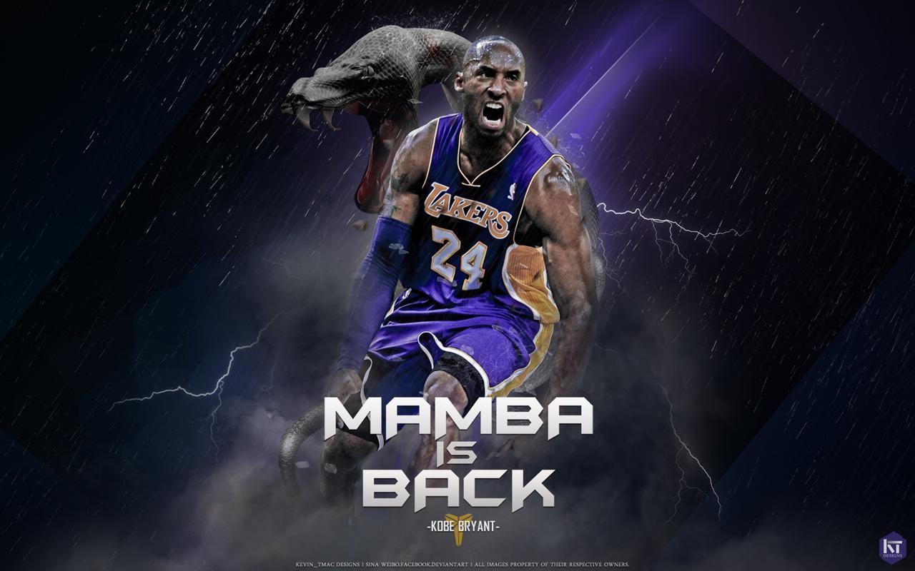 Kobe Bryant The Black Mamba Wallpapers Wallpaper Cave
