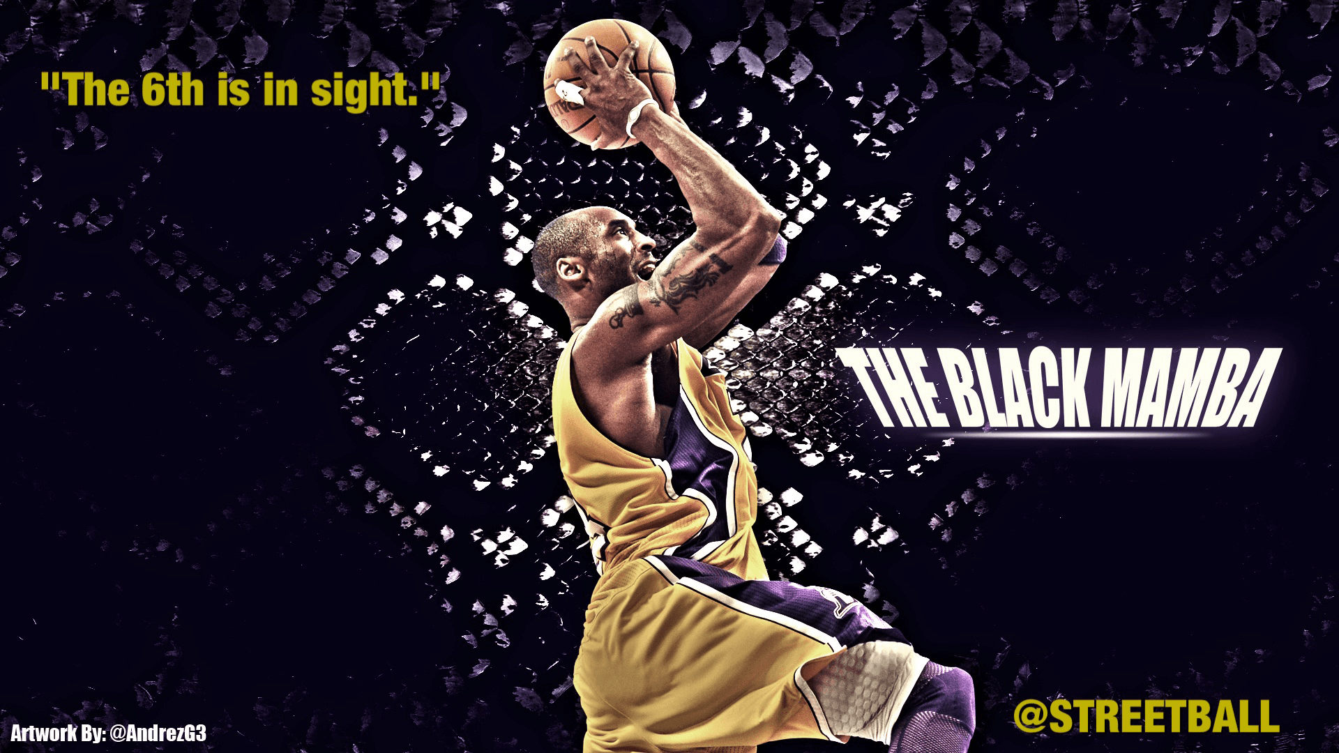 Kobe Bryant The Black Mamba Wallpapers Wallpaper Cave