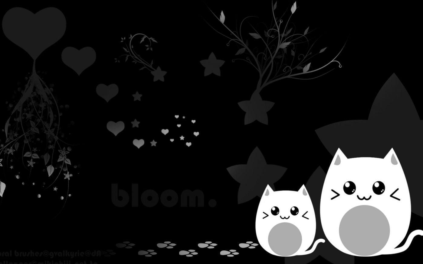 Cute Black Computer Wallpapers Wallpaper Cave