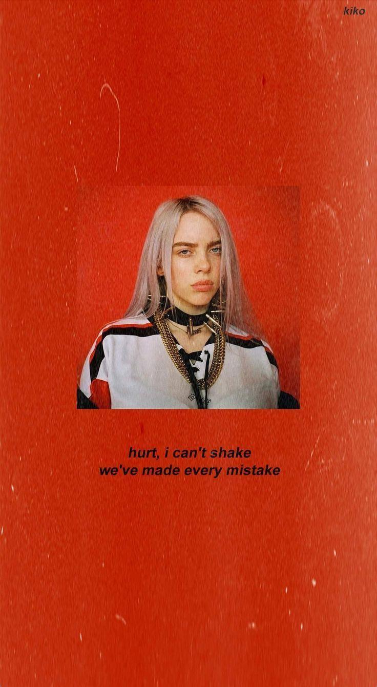 Billie Eilish Red Wallpapers Wallpaper Cave