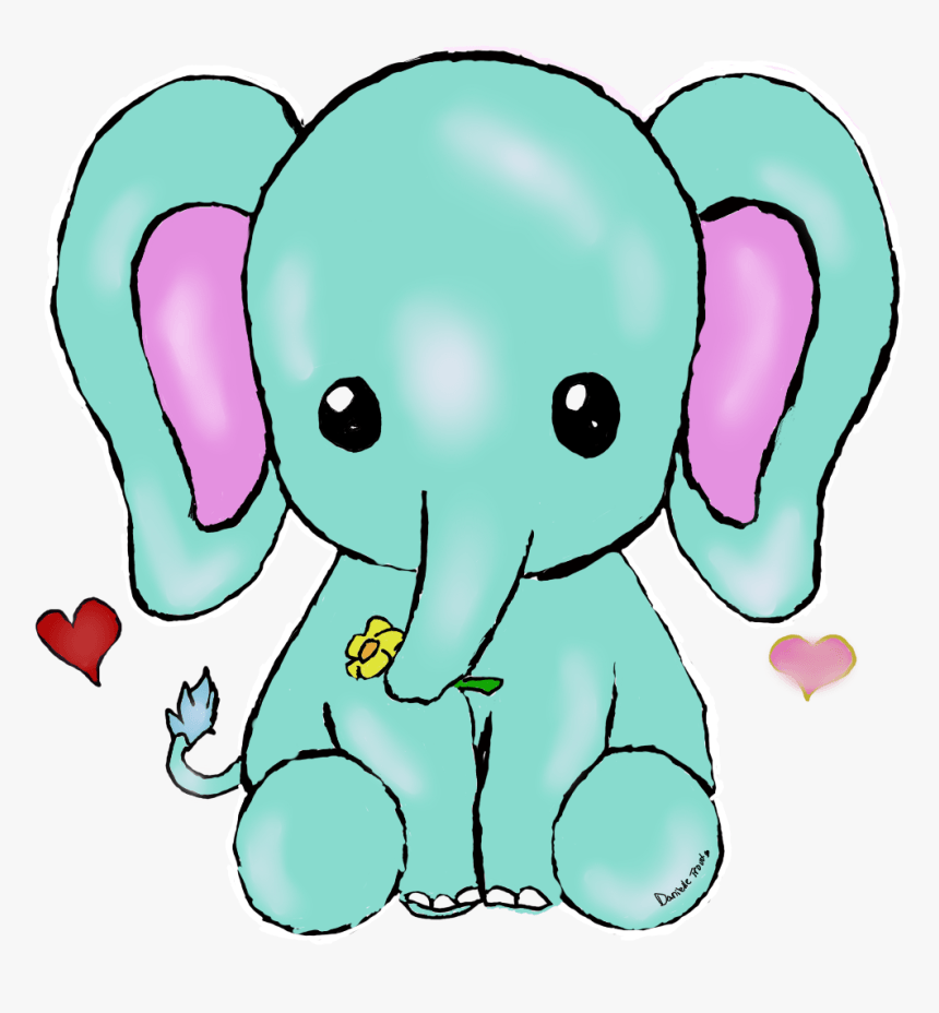 Kawaii Baby Elephants Wallpapers Wallpaper Cave