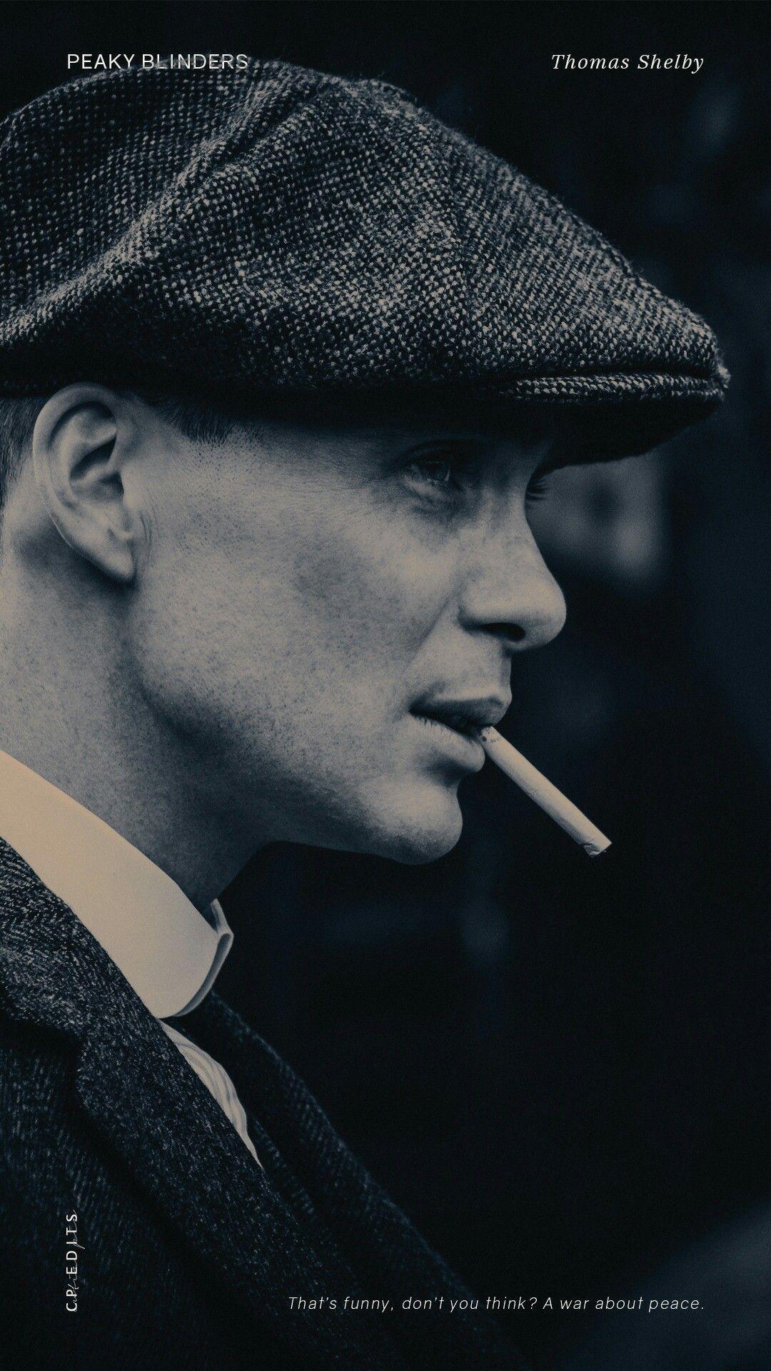 Thomas Shelby Smoking Wallpapers Wallpaper Cave