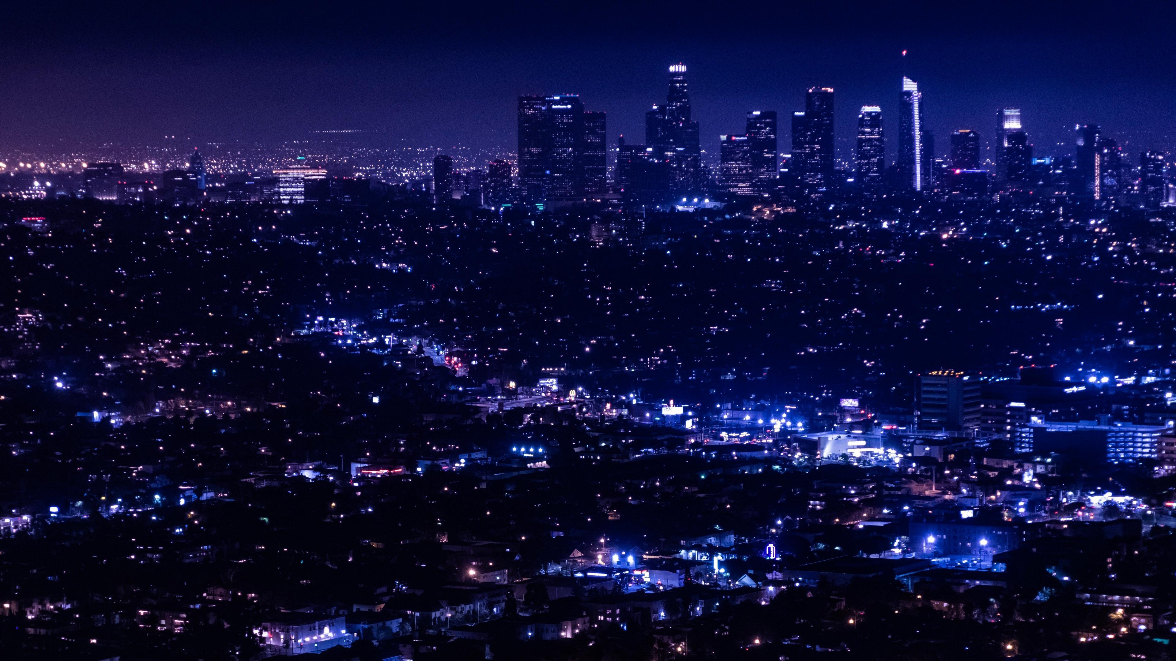 Desktop City Lights 4k Wallpapers Wallpaper Cave
