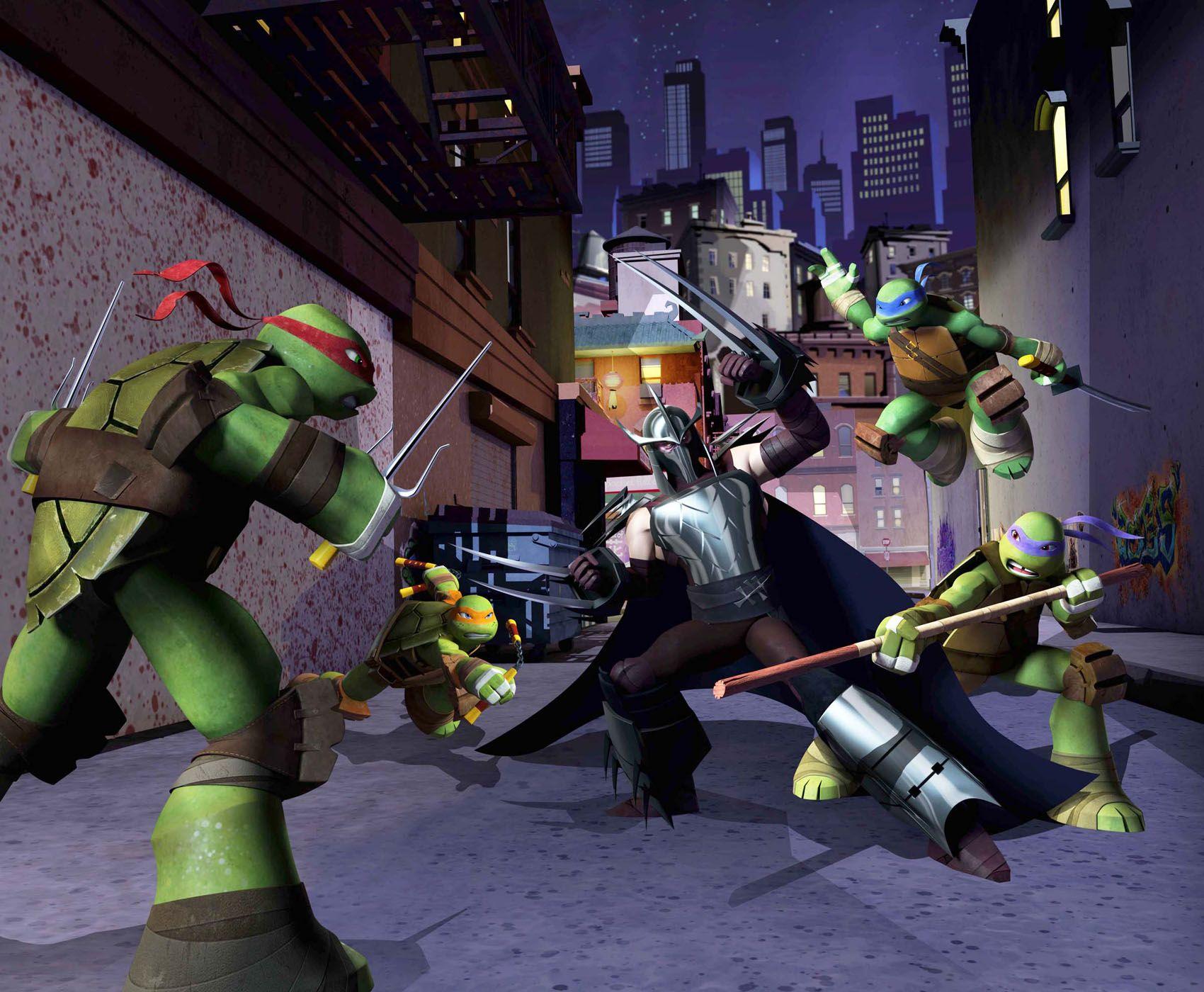 Teenage Mutant Ninja Turtles Vs Shredder Desktop Wallpapers Wallpaper