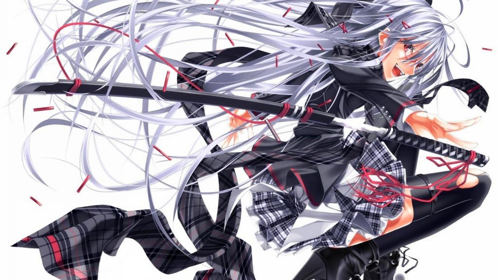 Anime Girl Badass Wallpapers Wallpaper Cave