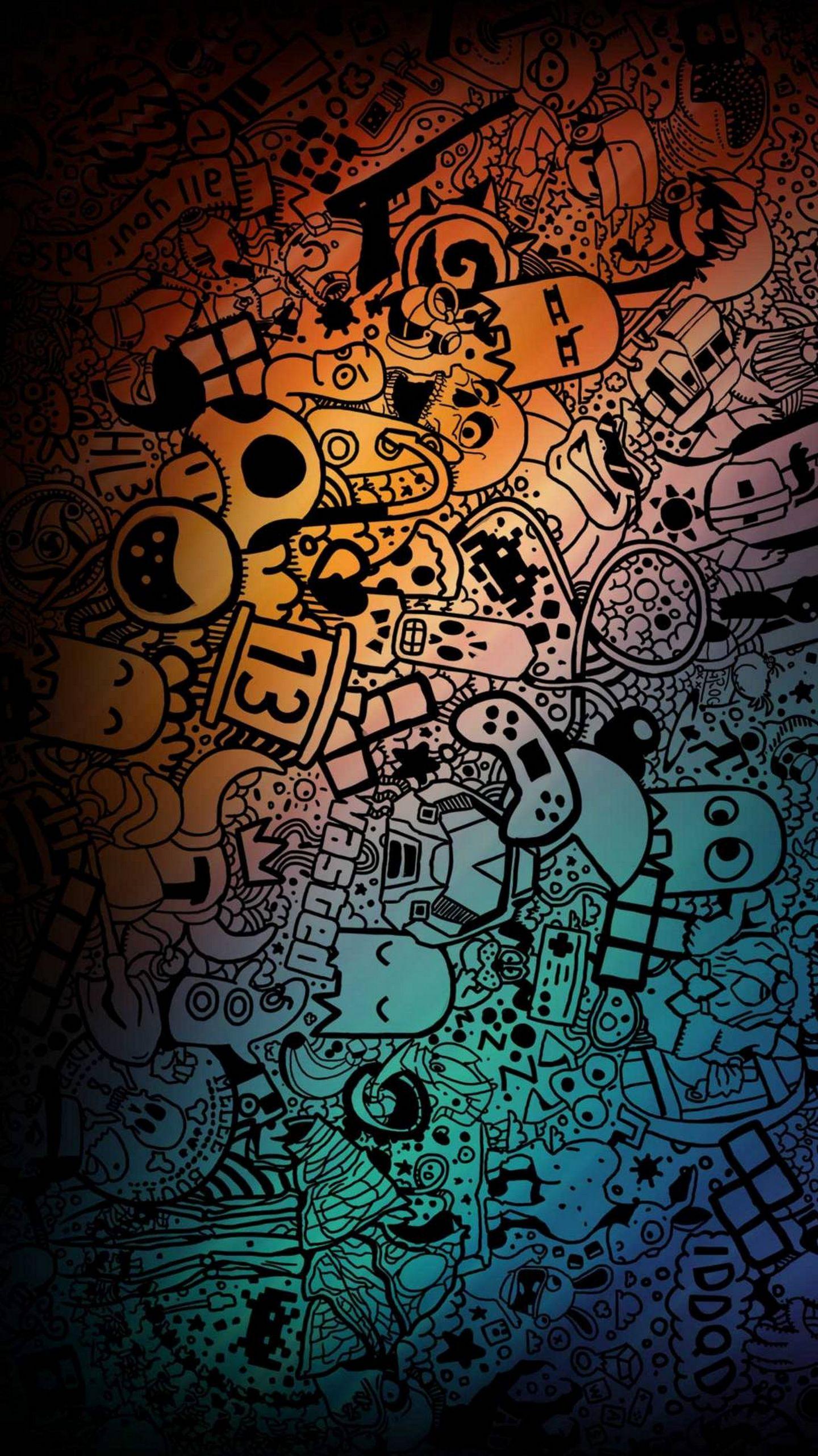 Amoled Doodles Wallpapers Wallpaper Cave