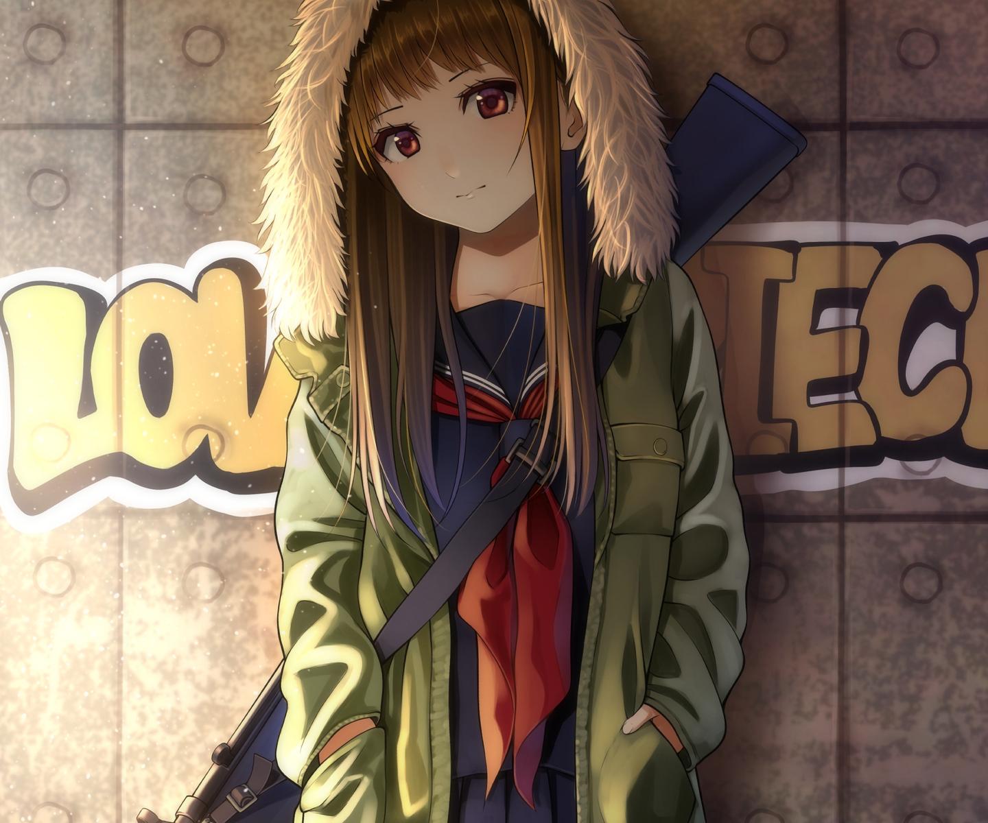 Anime Girl Hoodie Wallpapers Wallpaper Cave