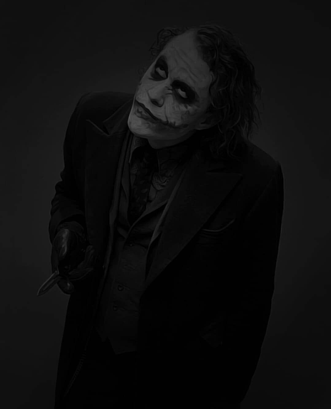 Joker Mobile Black And White Wallpapers Wallpaper Cave