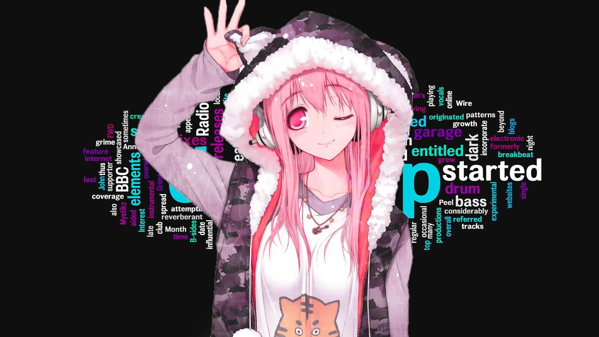 Pink And Purple Anime Wallpapers Wallpaper Cave