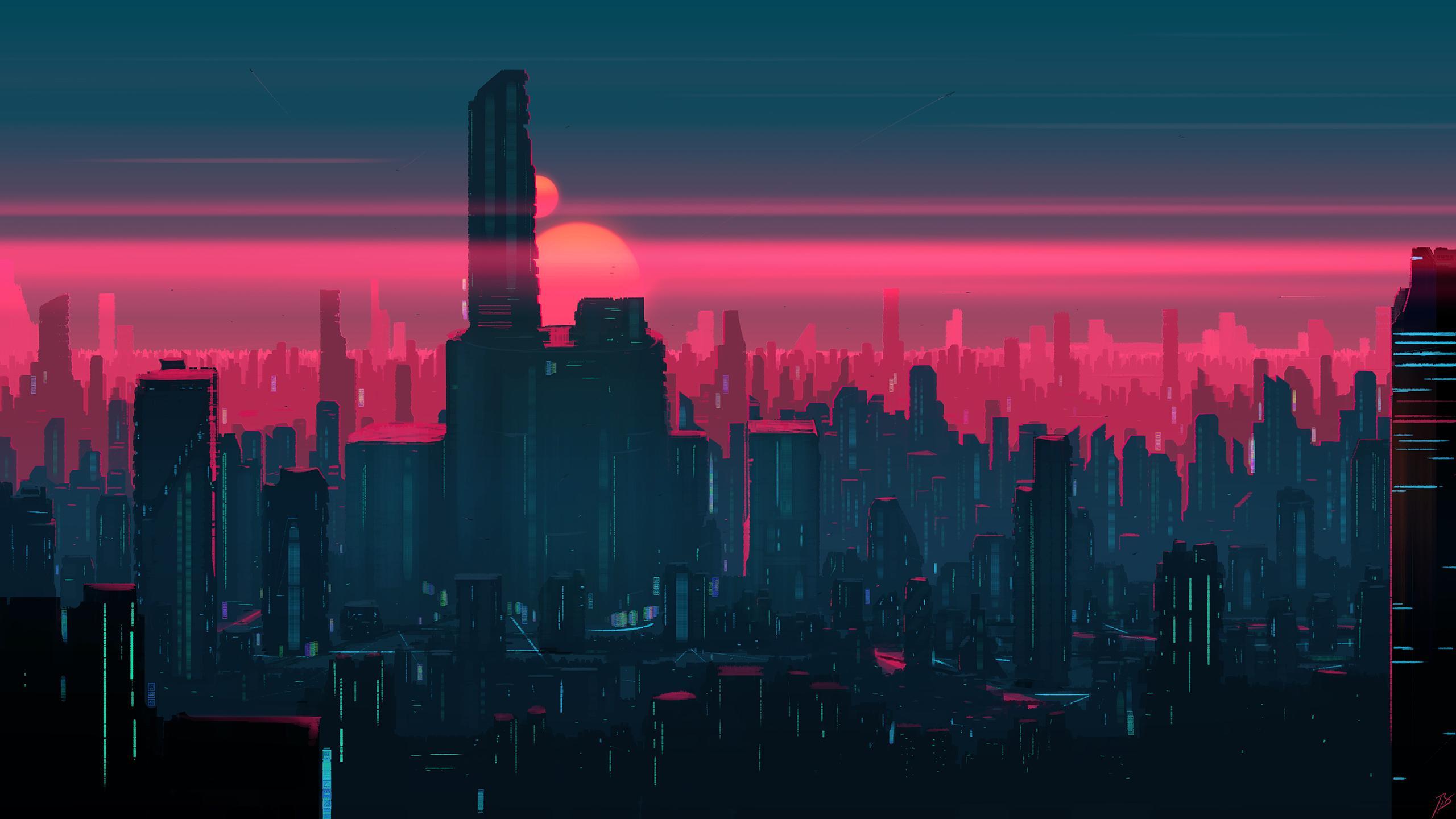 Neon Cities Wallpapers Wallpaper Cave