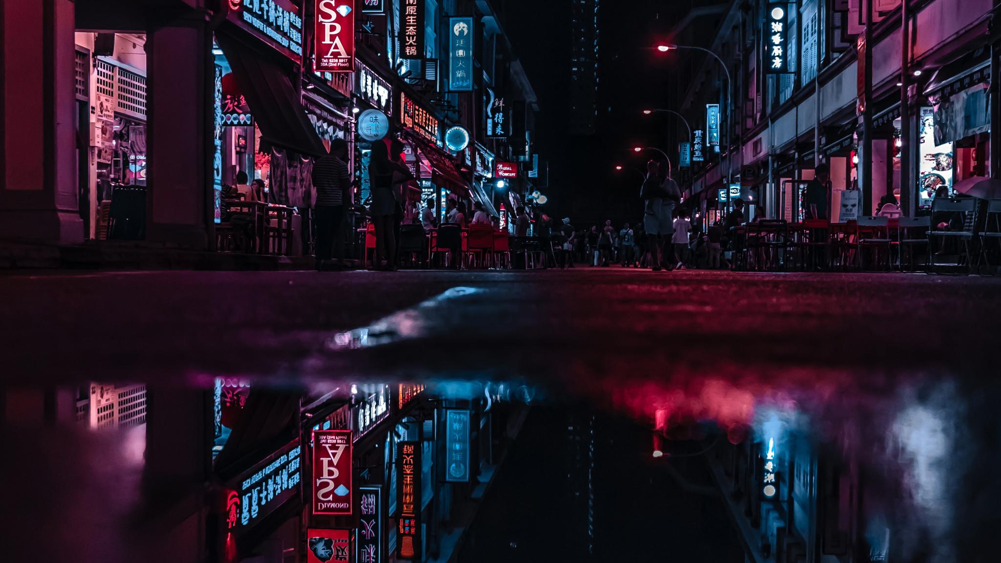 Neon Cities Wallpapers Wallpaper Cave