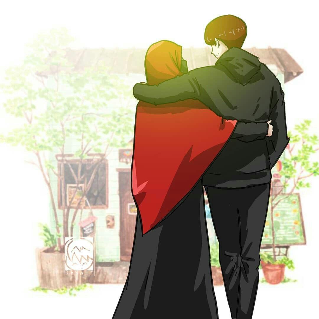 Anime Muslim Couple Wallpapers Wallpaper Cave