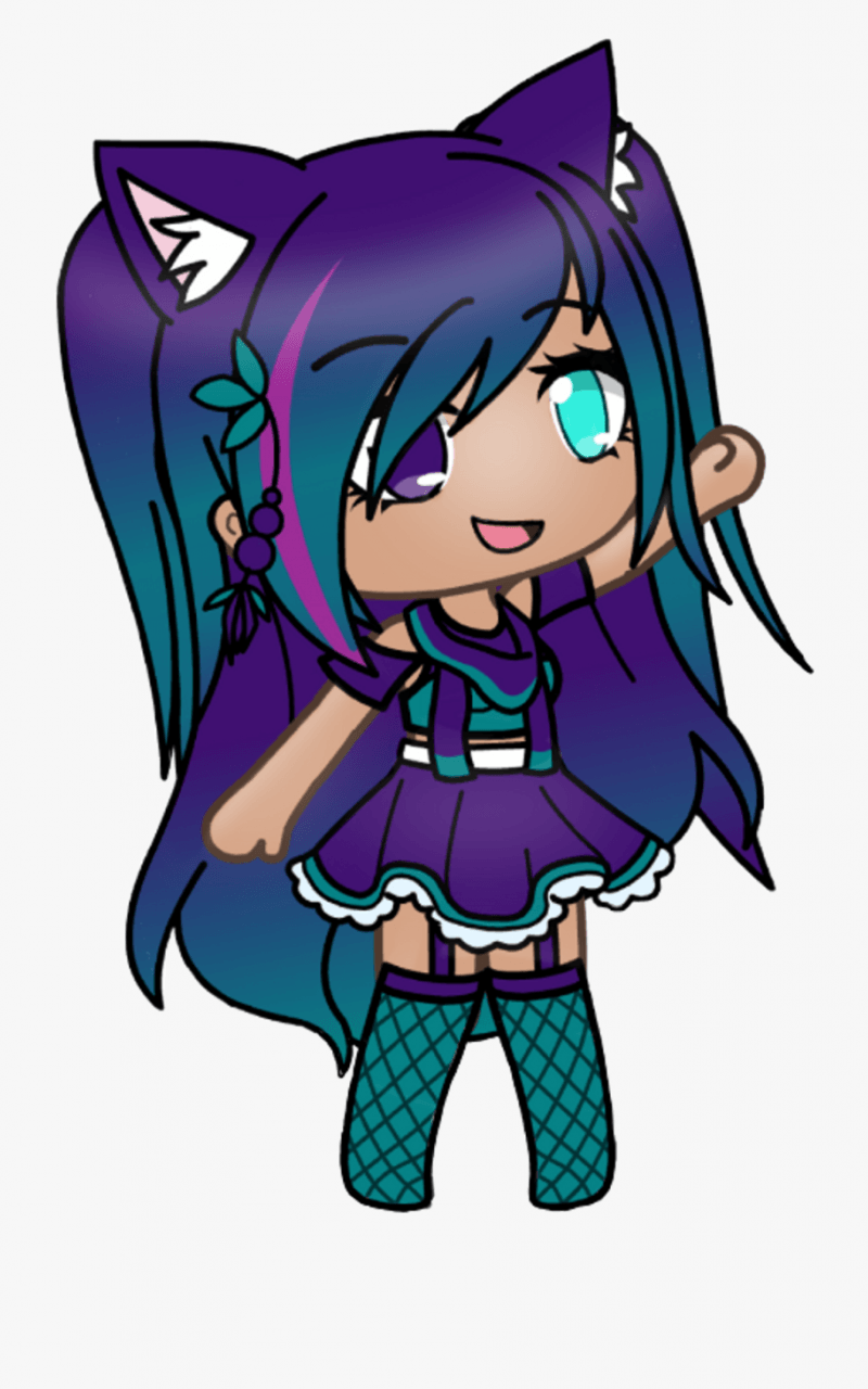 Purple Gacha Life Characters