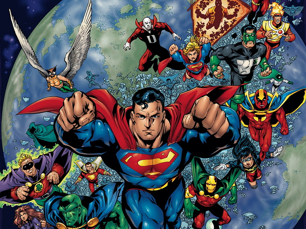 Justice League Unlimited Desktop Wallpapers Wallpaper Cave