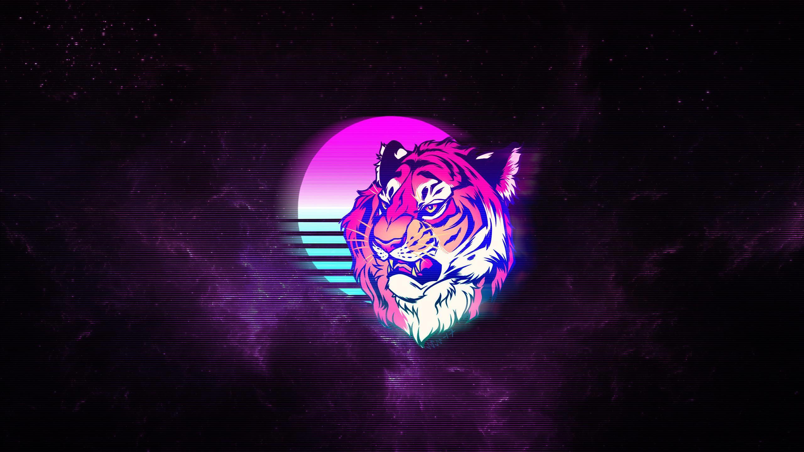 Neon Tiger Wallpapers Wallpaper Cave
