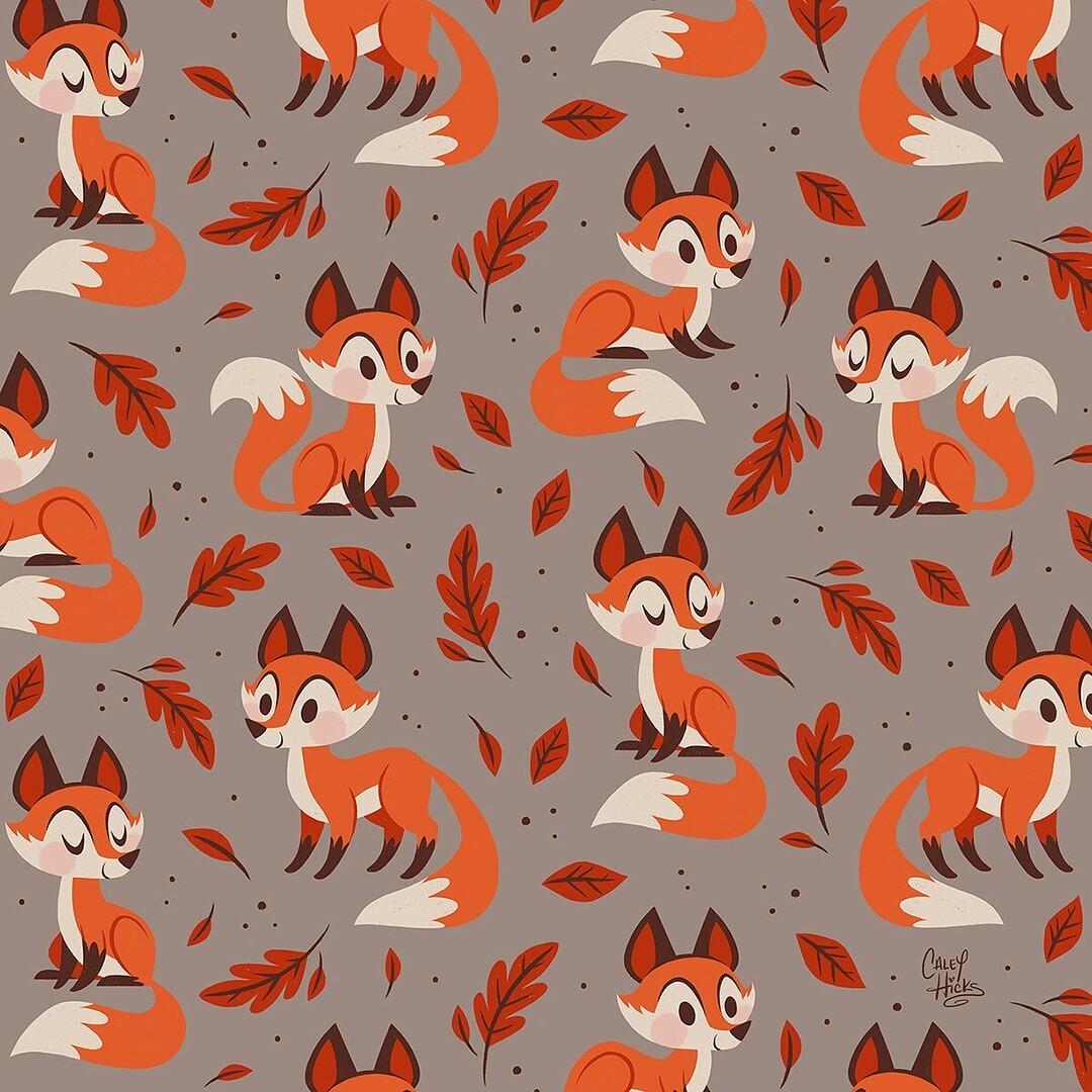 Cartoon Foxes Wallpapers Wallpaper Cave