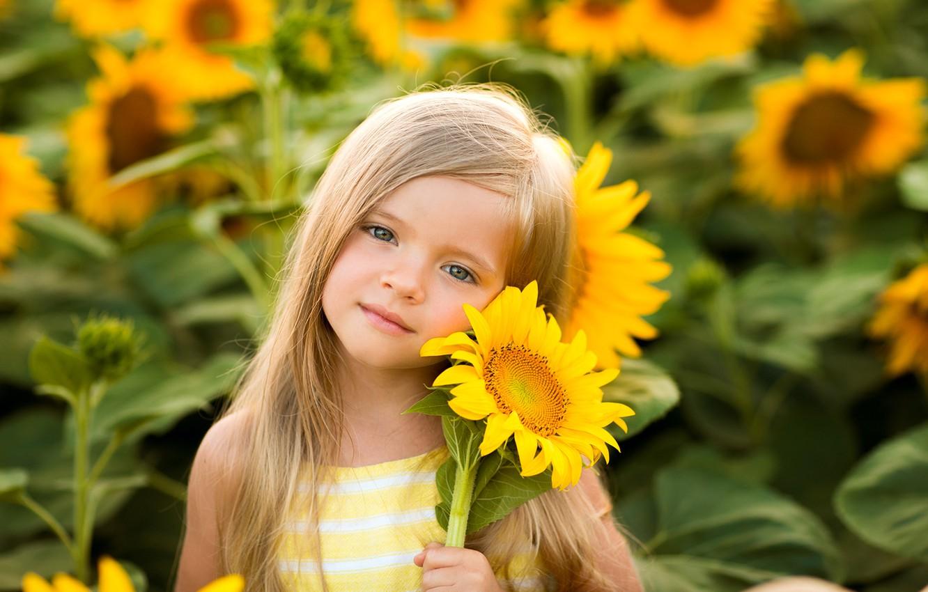 Sunflower Girl Wallpapers Wallpaper Cave