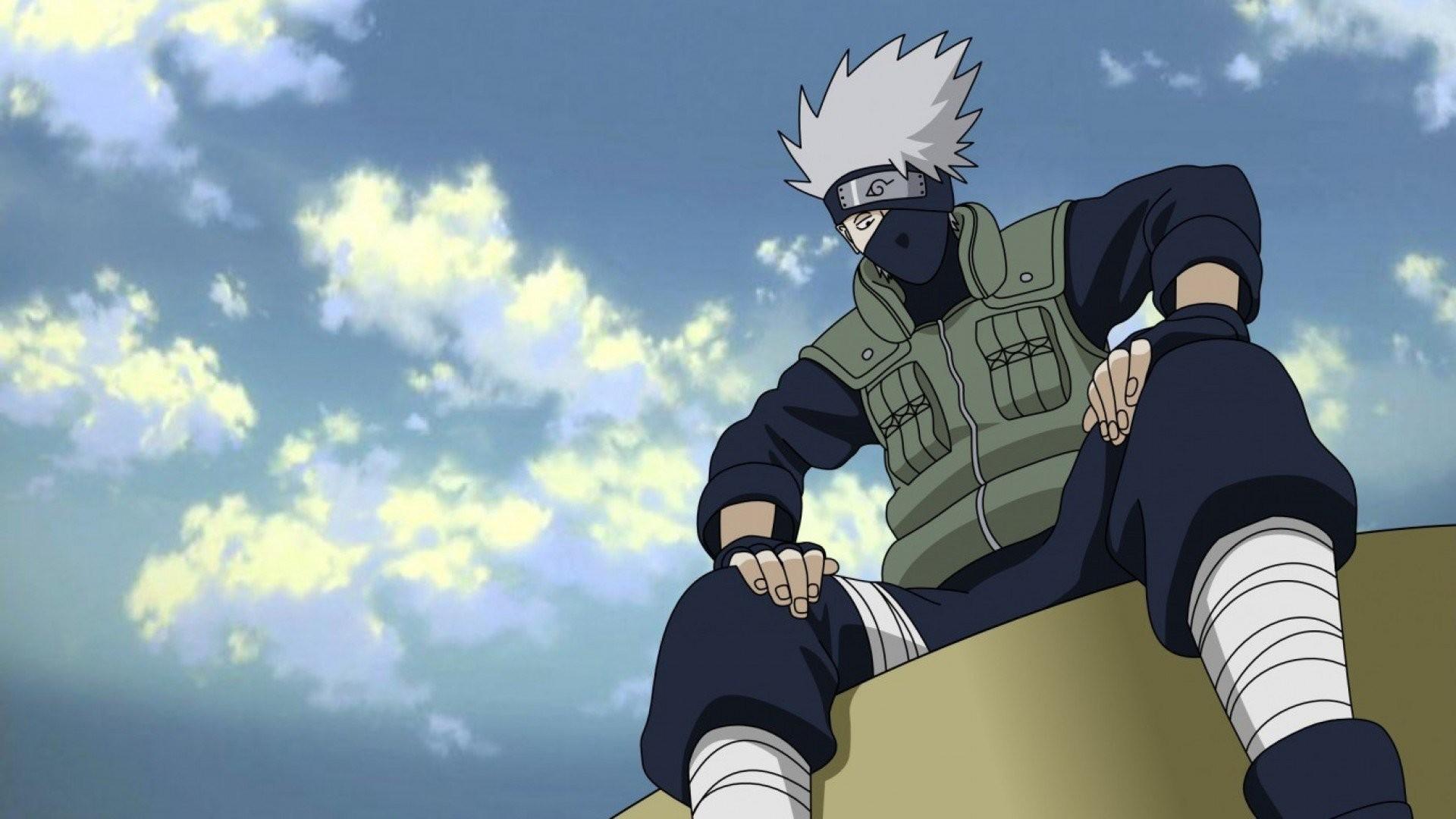 Blue Anime Aesthetic Kakashi Anime Wallpaper HD