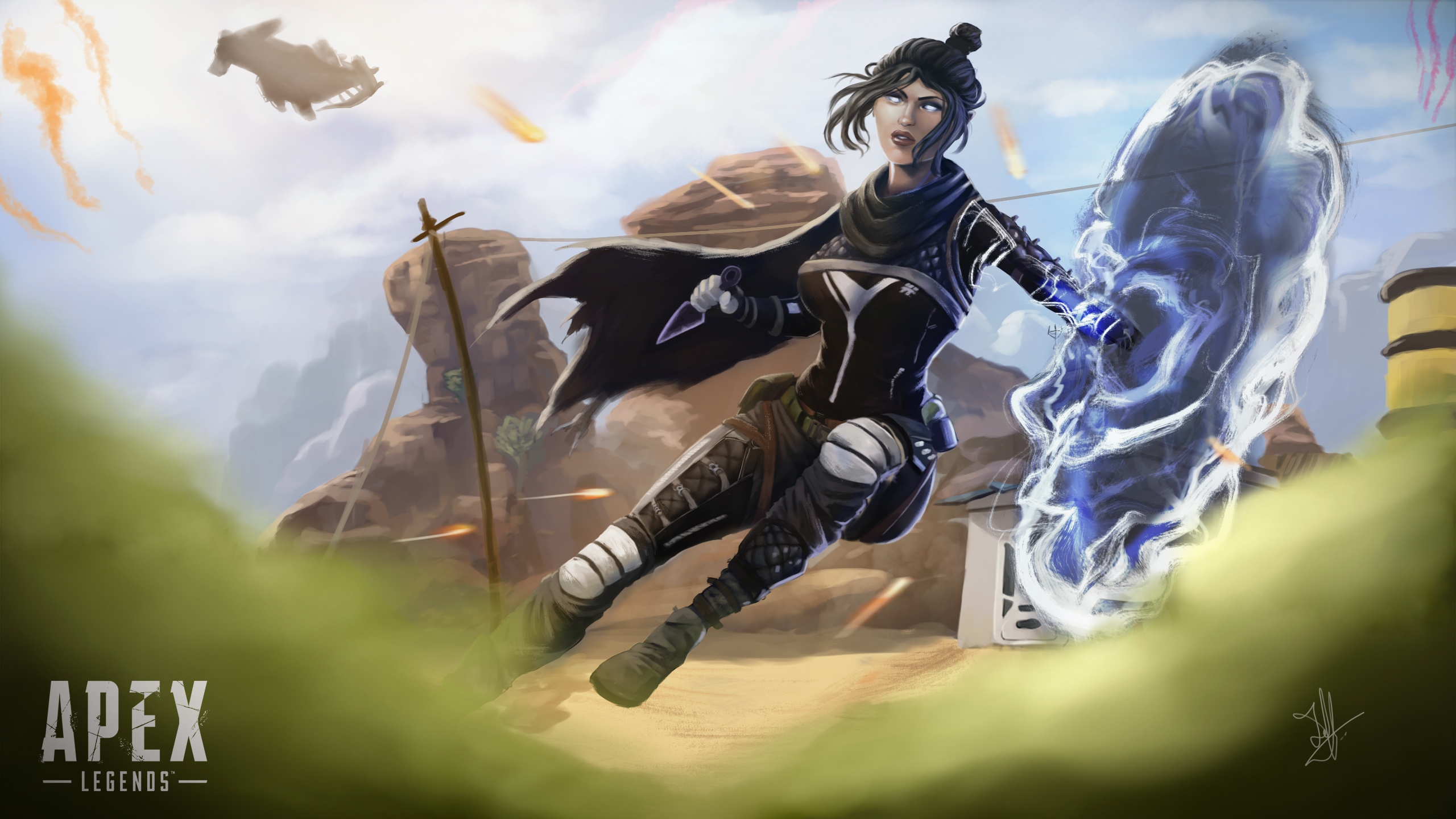 Apex Legends Fanart Wraith Desktop Wallpapers Wallpaper Cave