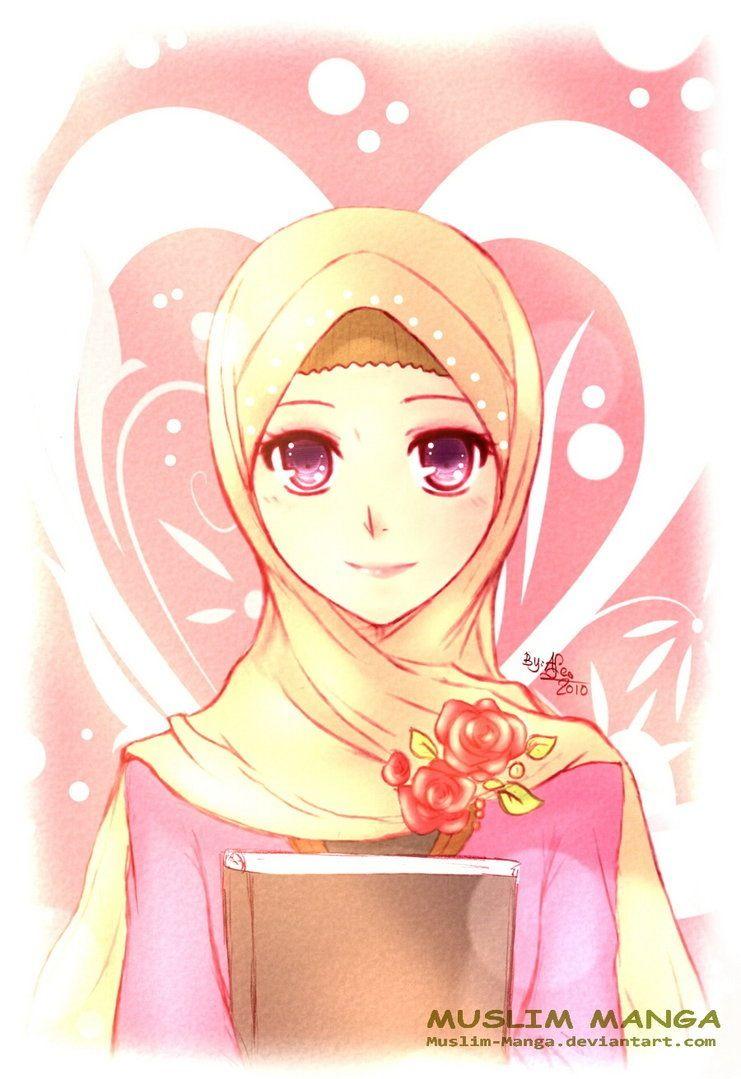 Muslim Anime Girl Wallpapers Wallpaper Cave