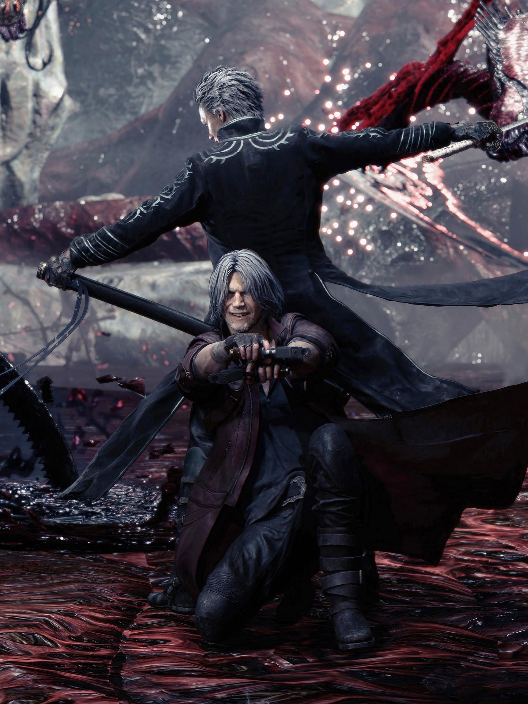 Dmc5 Vergil Phone Wallpaper Dante vs Vergil DMC5 wallpapers
