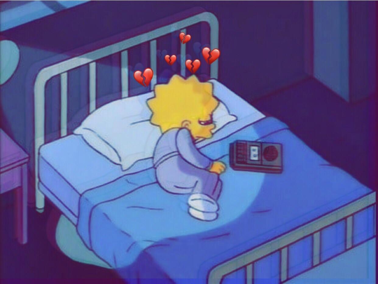 lisa+simpson+sad+aesthetic+pfp Pin de anne mariel en pfp