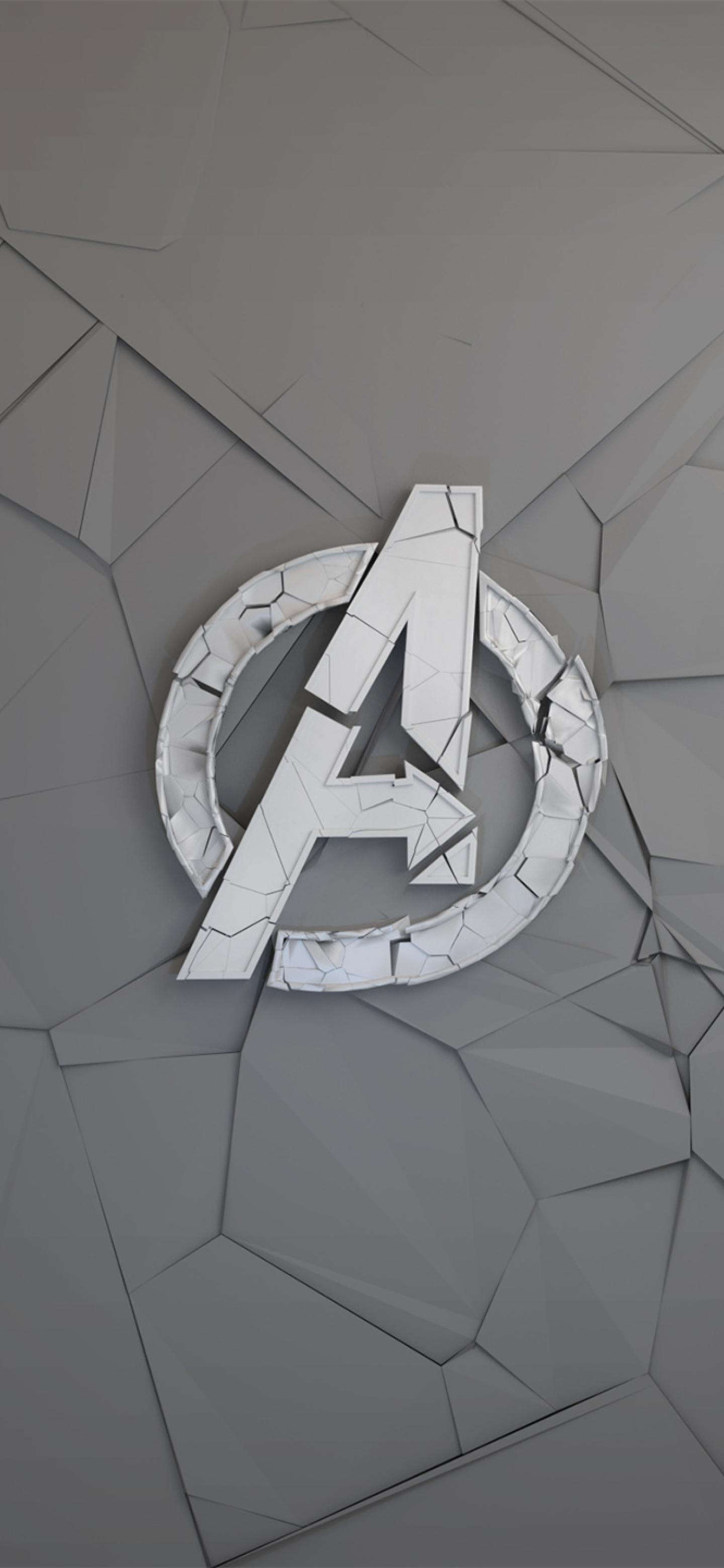 Hd Avengers Logo Phone Wallpapers Wallpaper Cave