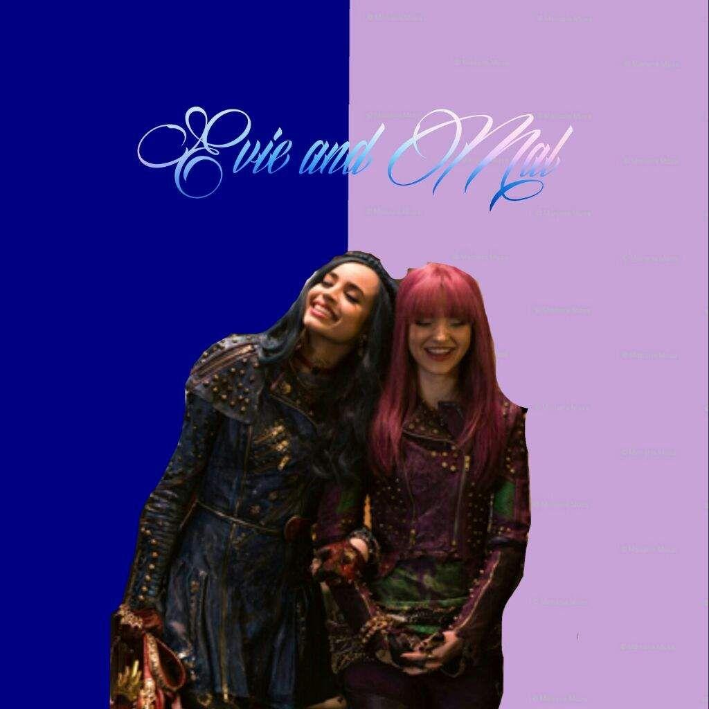 Mal Descendants 3 Blue And Purple Wallpapers Wallpaper Cave